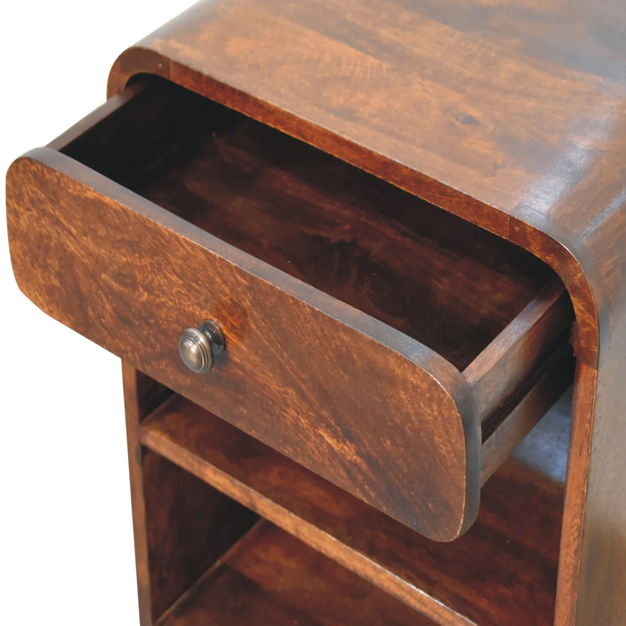 Artisan Furniture Massivholz-Nachttisch Aspen, offen, braun - Image 8
