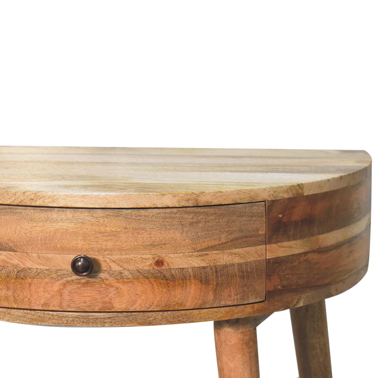 Artisan Furniture Massivholz Odyssey eichenähnlicher Konsolentisch, 1 Schublade, Beige - Image 7