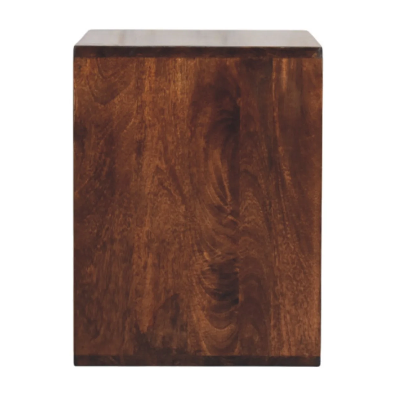 Artisan Furniture Massivholz Solis offener kalifornischer Walnuss Beistelltisch, 1 offenes Fach - Image 11