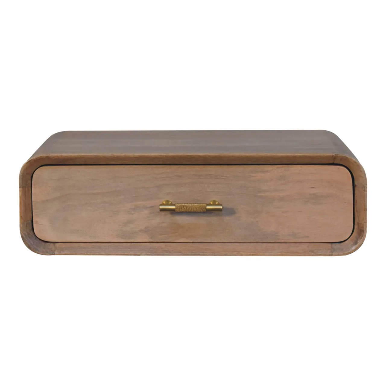 Artisan Furniture Massivholz Sonoma T-Bar Wandmontierter Nachttisch Braun