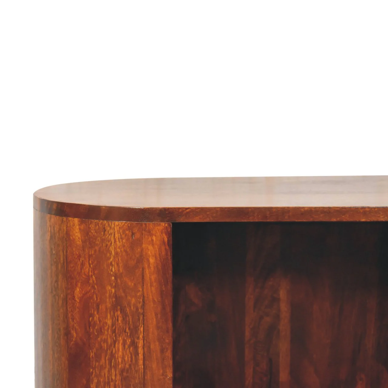 Artisan Furniture Massivholz T-Bar Cortez Kastanien Offenes Fach Schrank, 1 Schublade, 1 Regal - Image 7