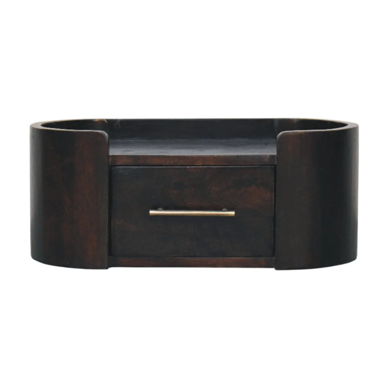 Artisan Furniture Massivholz-Wand-Nachttisch Valencia, braun