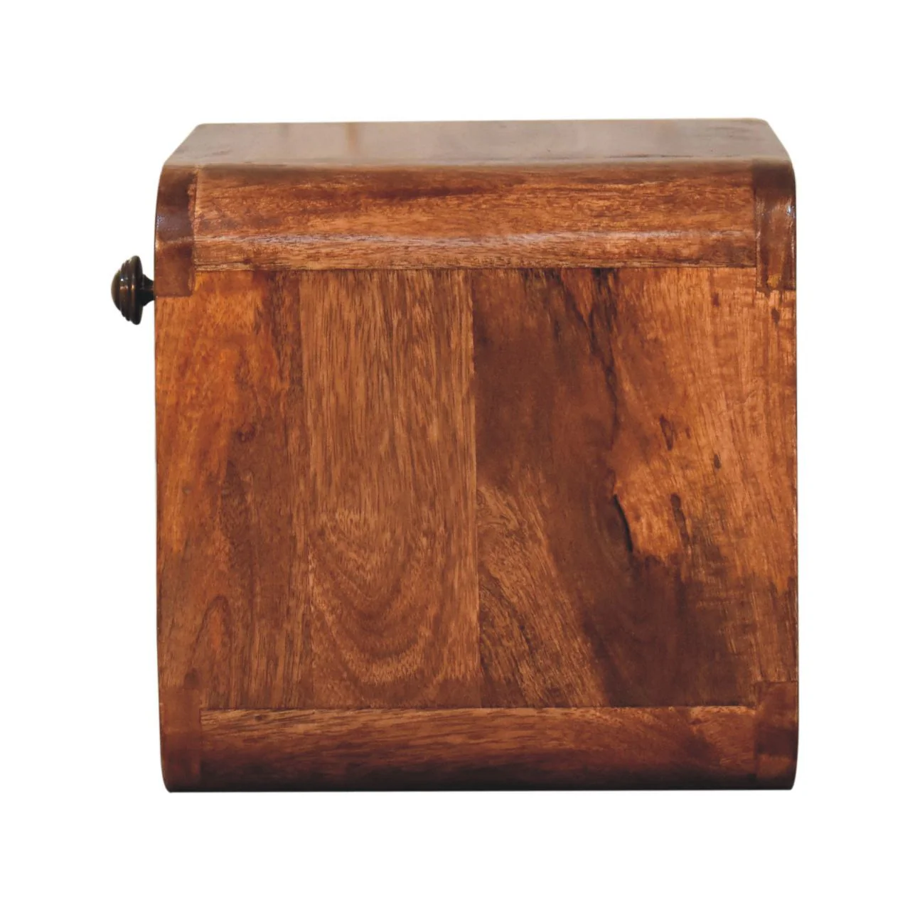 Artisan Furniture Mini Honig-Karamell wandmontierter Nachttisch mit offenem Fach, 1 Schublade - Image 9