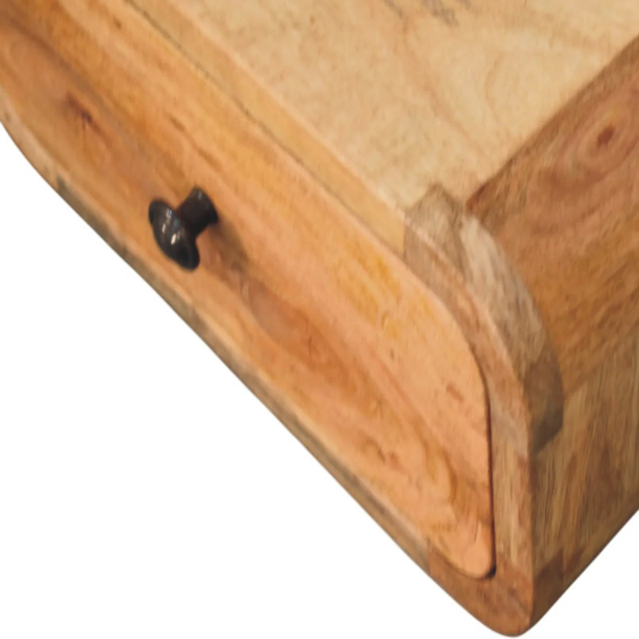 Artisan Möbel Avora Mini Wand-Nachttisch aus Eichenoptik mit 1 Schublade, Braun - Image 9