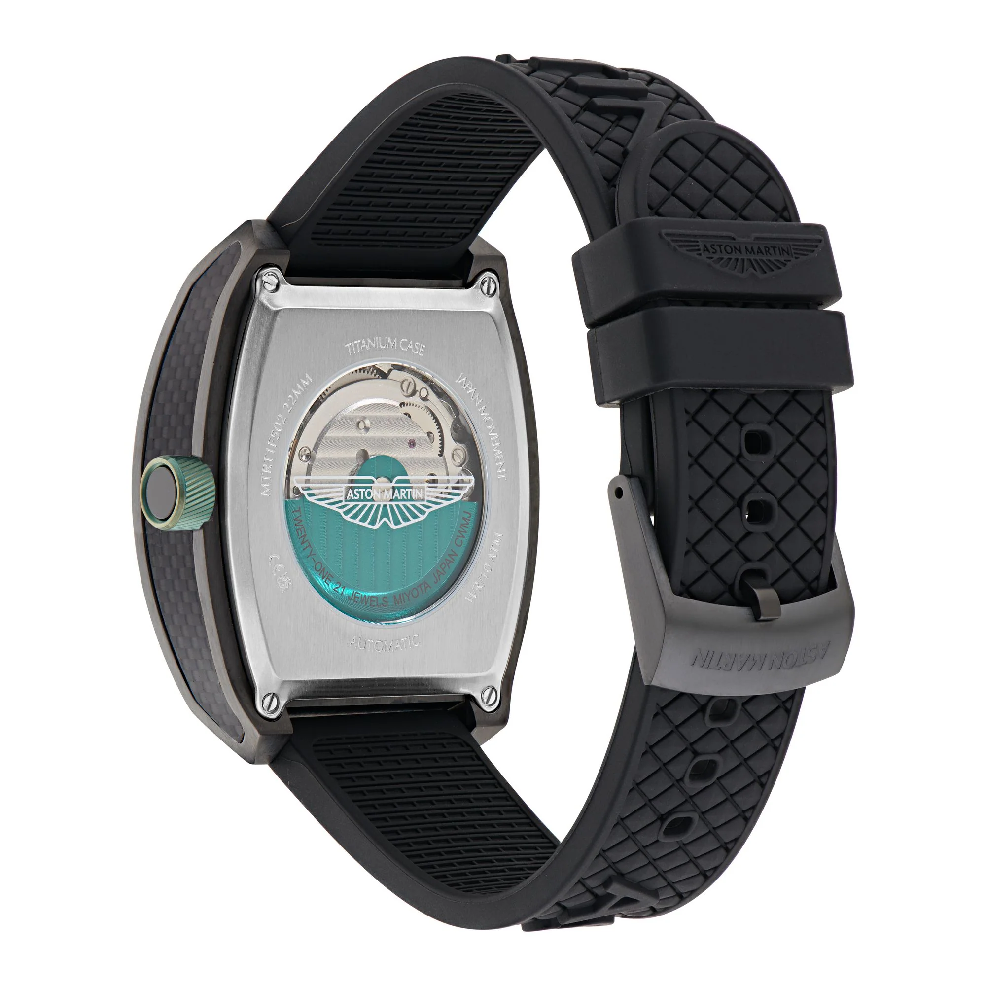 ASTON MARTIN Herren Automatik Uhr Armbanduhr AML THRILL MTRT1F502 Silikon - Image 3