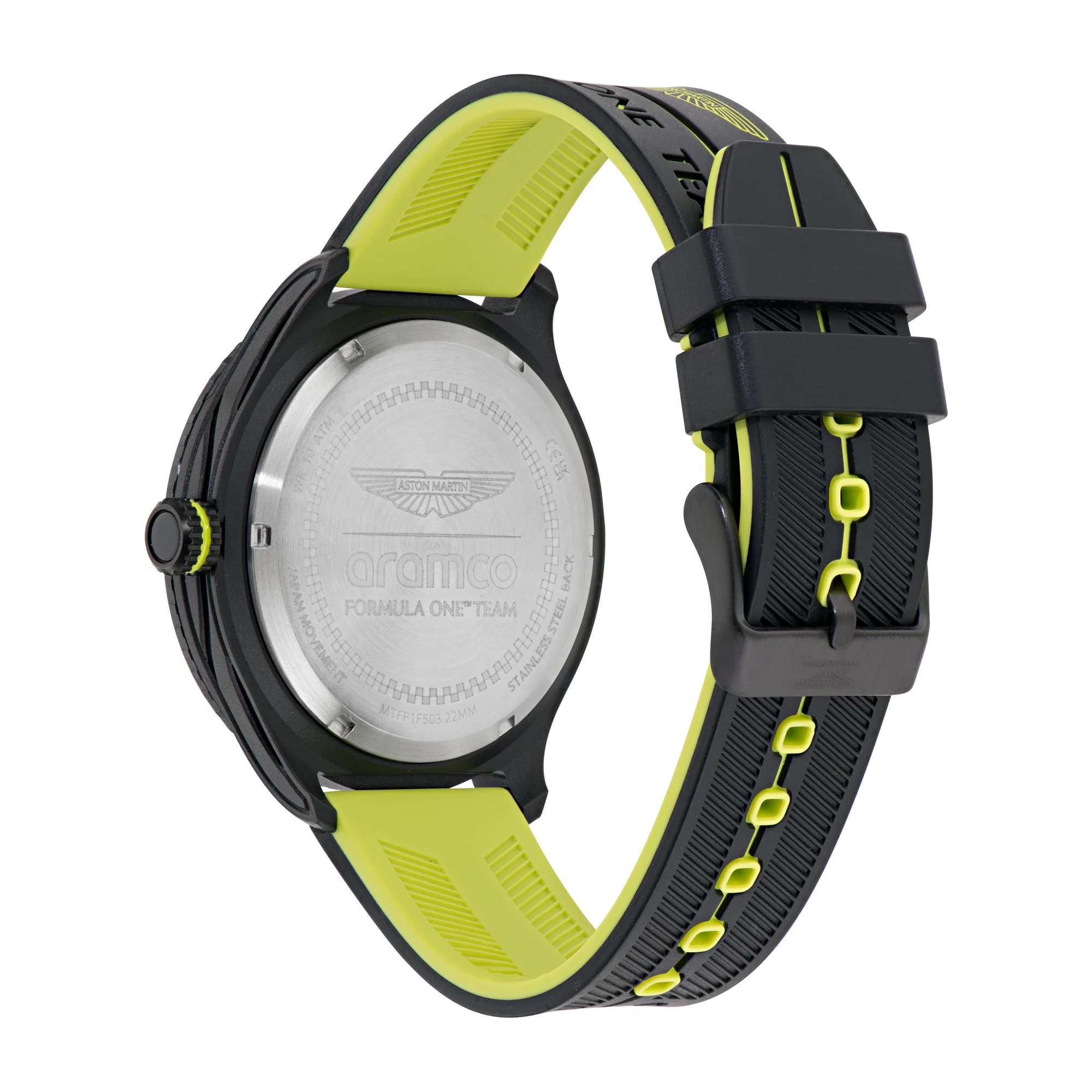 ASTON MARTIN Herren Uhr Analog Quarz AM FORMULA 1 MTFP1F503 Silikon - Image 10