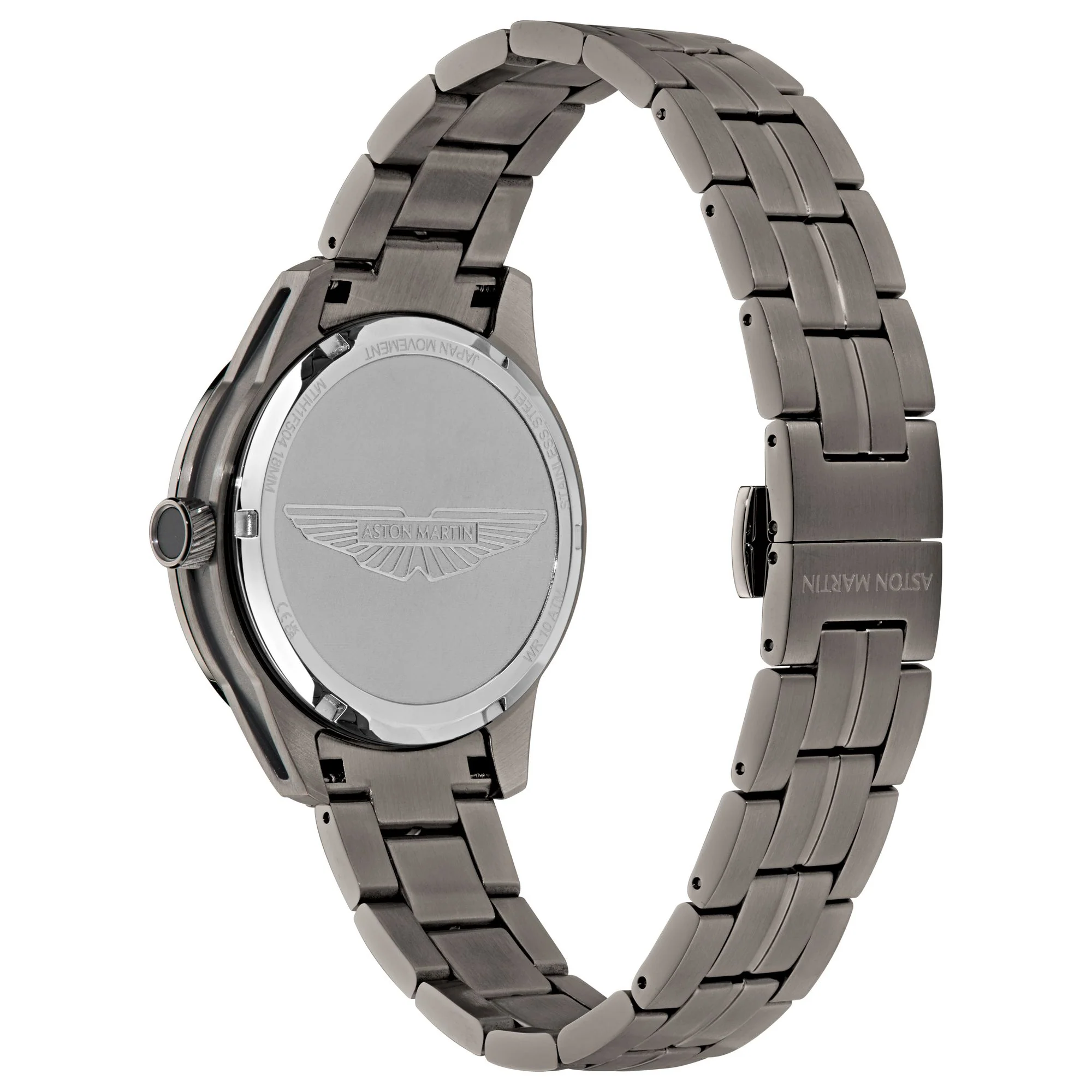 ASTON MARTIN Herren Uhr Armbanduhr Analog Quarz AML ICON MTIH1F504 Edelstahl - Image 3