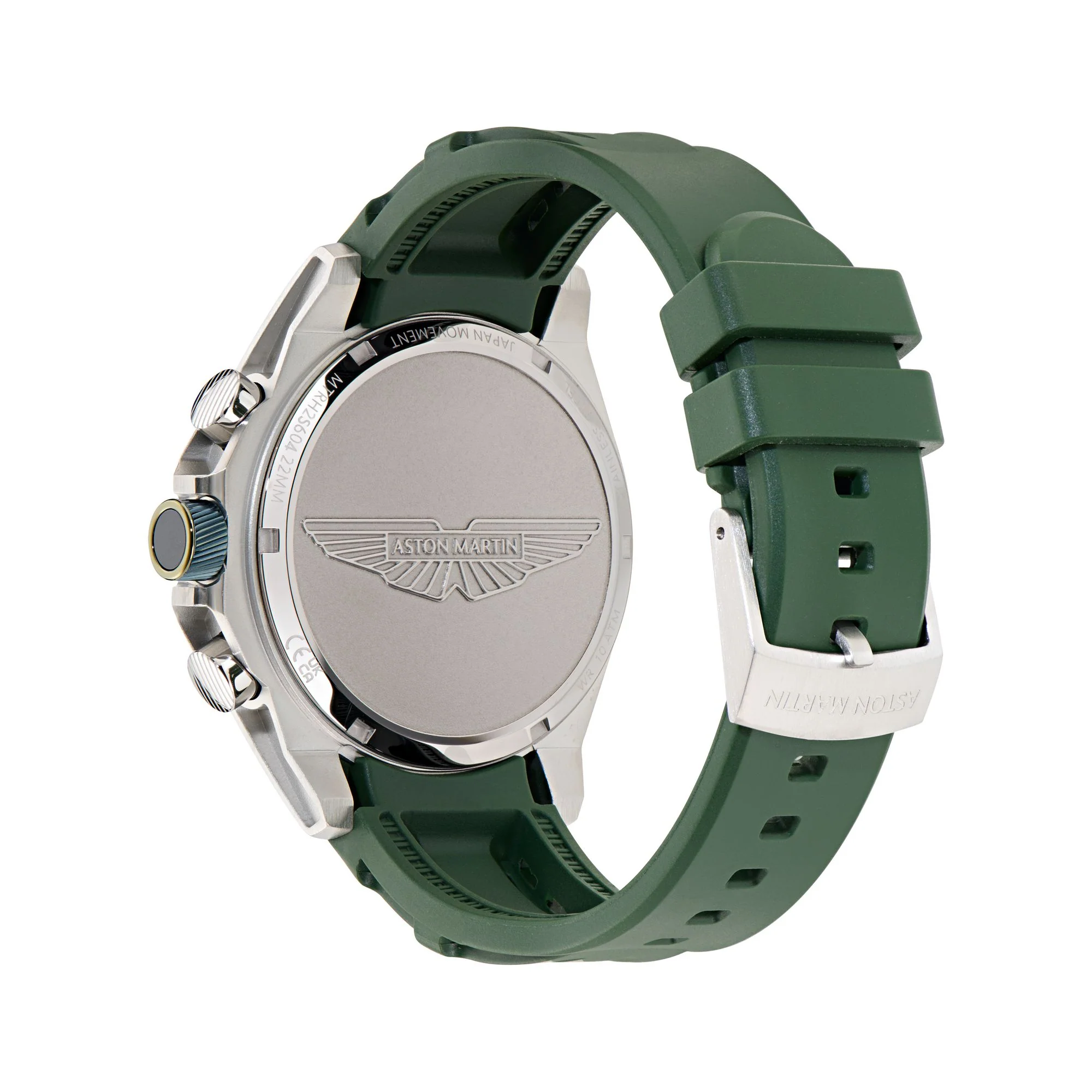 ASTON MARTIN Herren Uhr Chrono Armbanduhr AML THRILL MTRH2S604 Silikon - Image 4