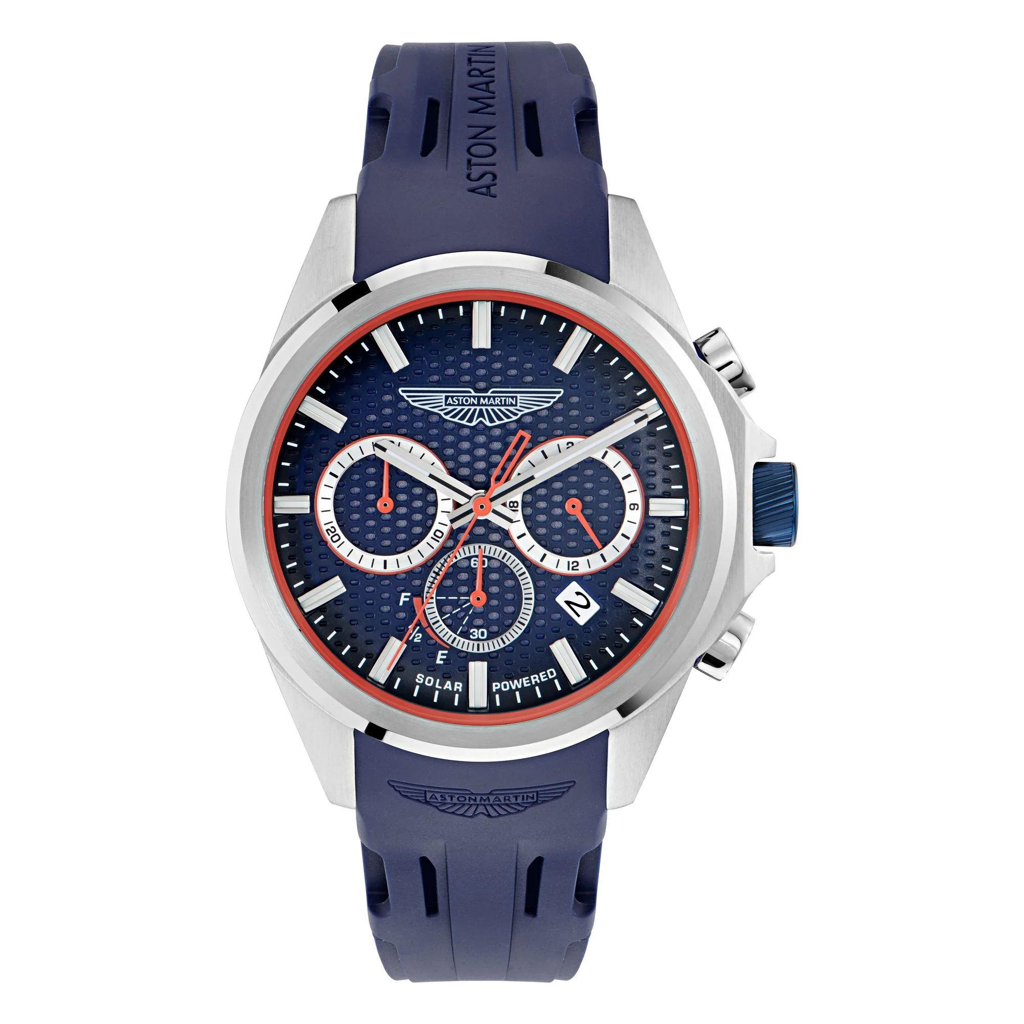 ASTON MARTIN Herren Uhr Chrono Armbanduhr AML THRILL MTRH2S607 Silikon