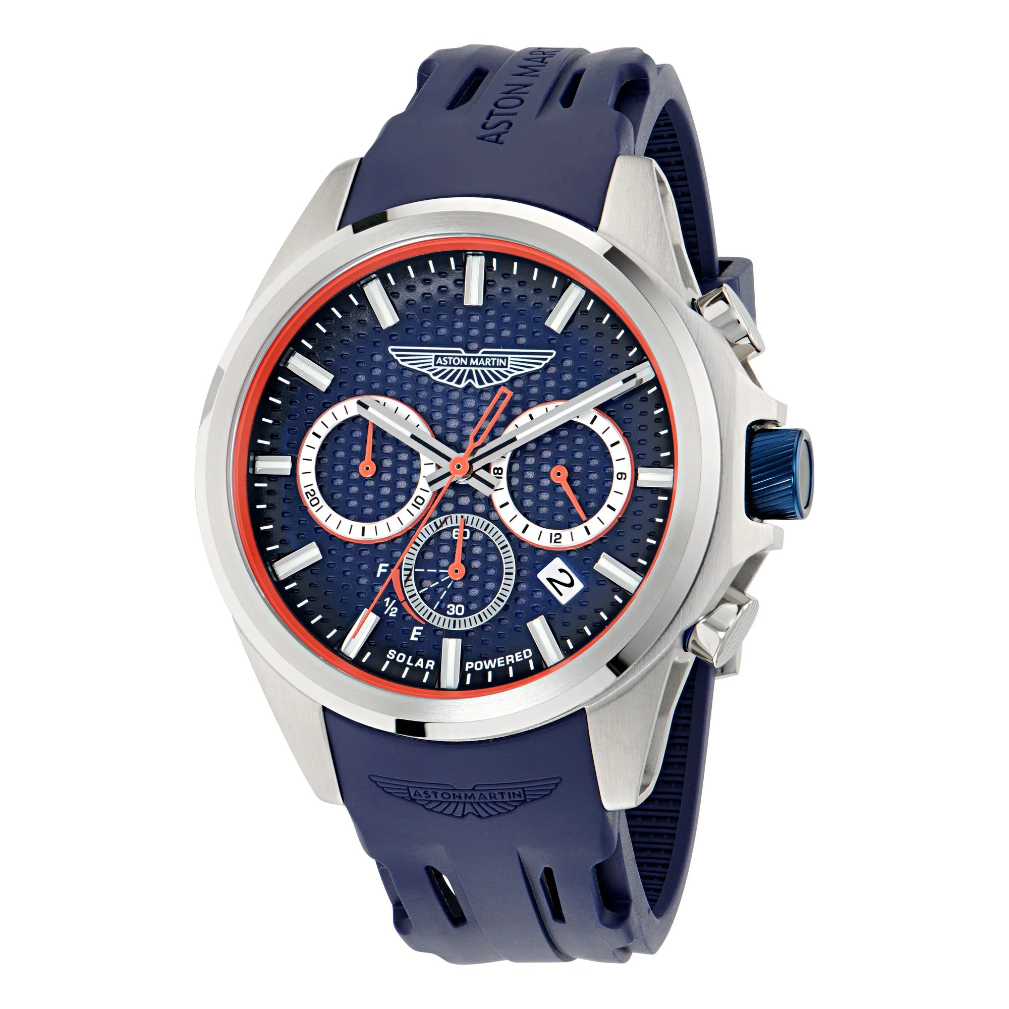 ASTON MARTIN Herren Uhr Chrono Armbanduhr AML THRILL MTRH2S607 Silikon - Image 4