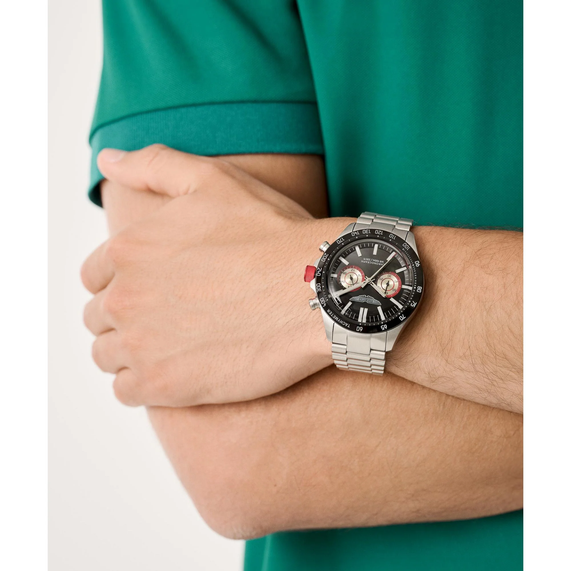 ASTON MARTIN Herren Uhr Chronograph Armbanduhr AML ICON MTIS1F503 Edelstahl - Image 5