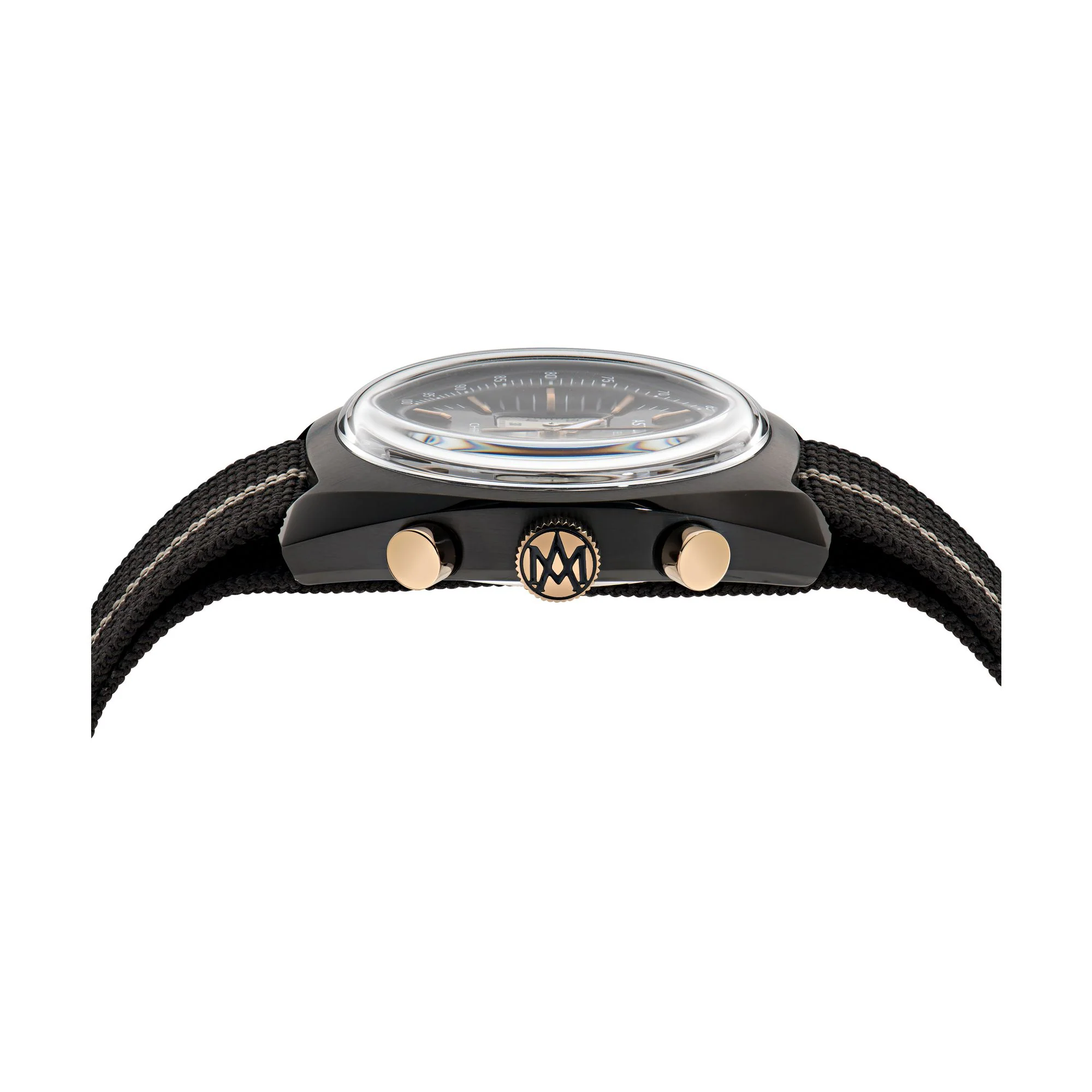 ASTON MARTIN Herren Uhr Chronograph Armbanduhr AML TIMELESS MTTS2F504 Nylon - Image 2