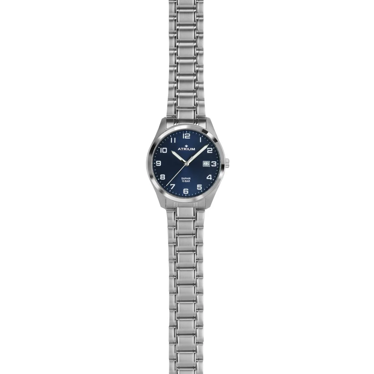 ATRIUM Herren Uhr Armbanduhr Edelstahl Analog Quarz Saphirglas A42-35 - Image 2