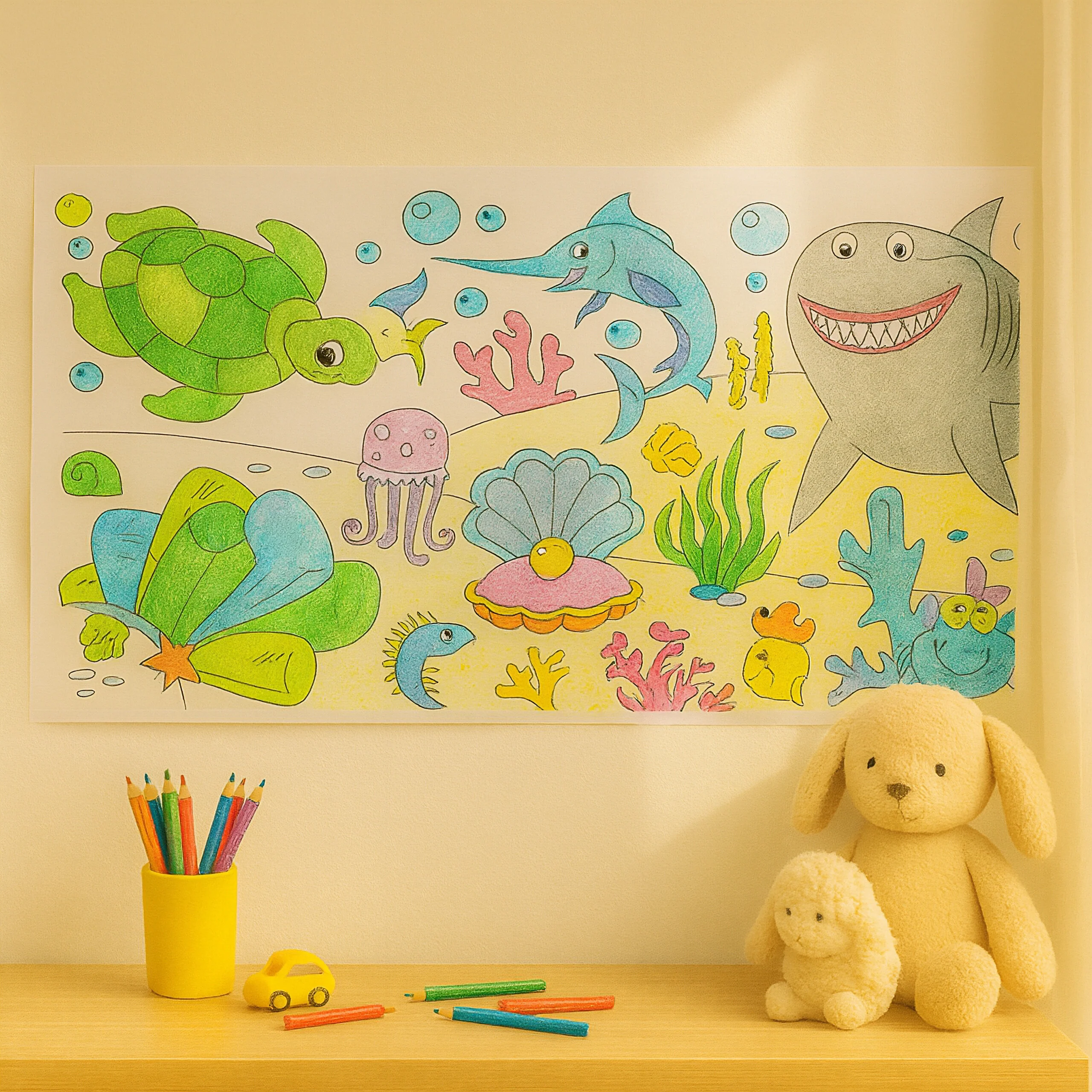 Ausmaltischdecken für Kinder 2er Set 3 m - Image 12