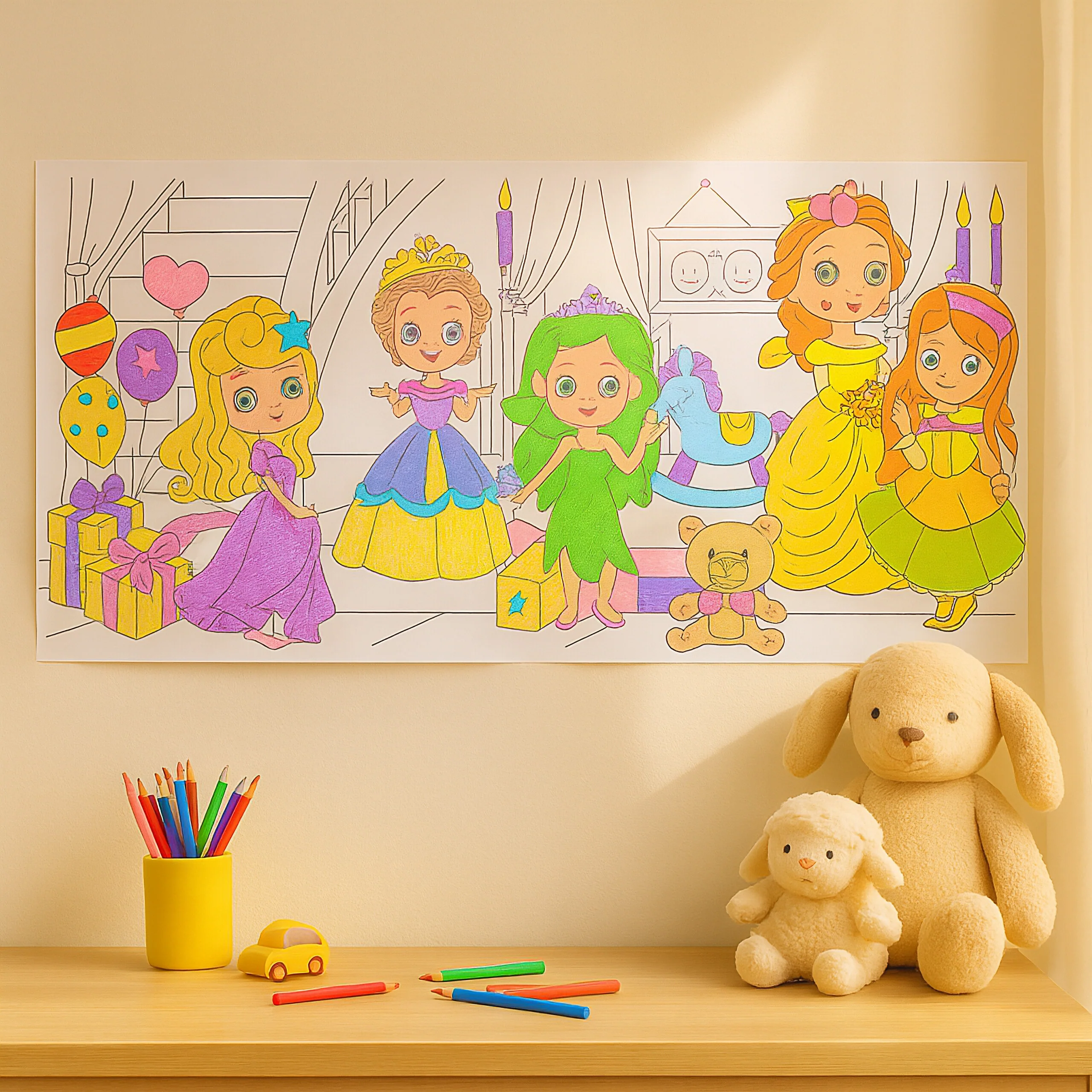 Ausmaltischdecken für Kinder 2er Set 3 m - Image 17