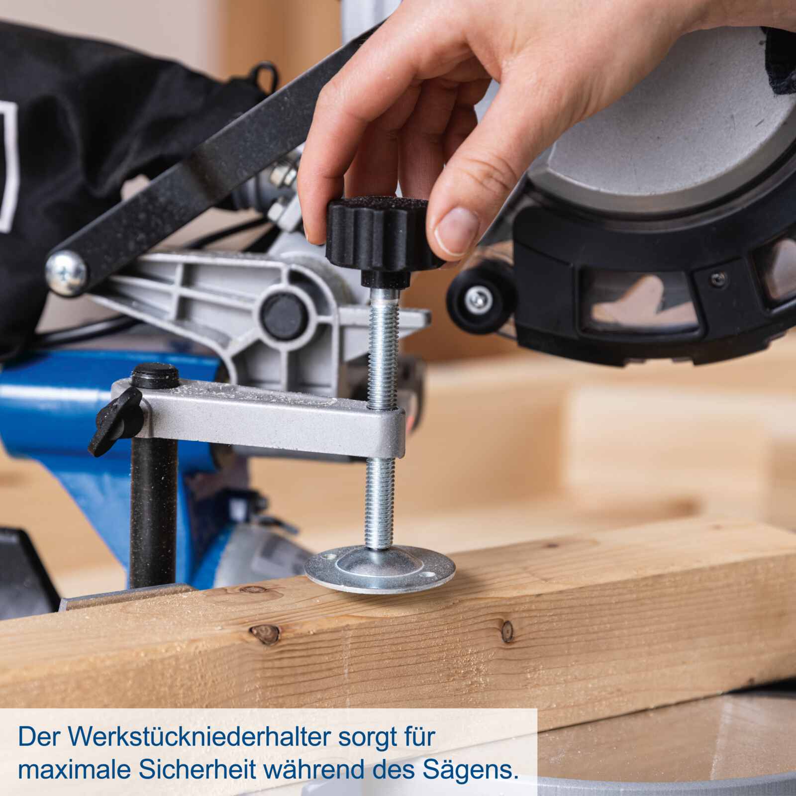 [B-WARE] Scheppach Kappzugsäge HM2000 SE - 65mm Schnitthöhe | 340mm Schnittlänge | Laser - Image 6