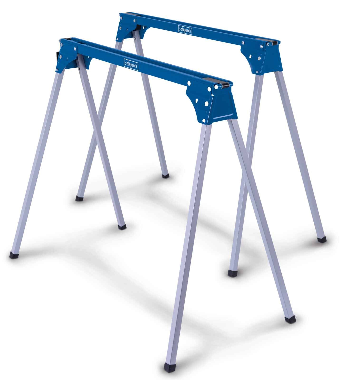 [B-WARE] Scheppach Untergestell YH-SH056 - 460kg | 230kg Belastbarkeit je Bock | 835x60mm Fläche