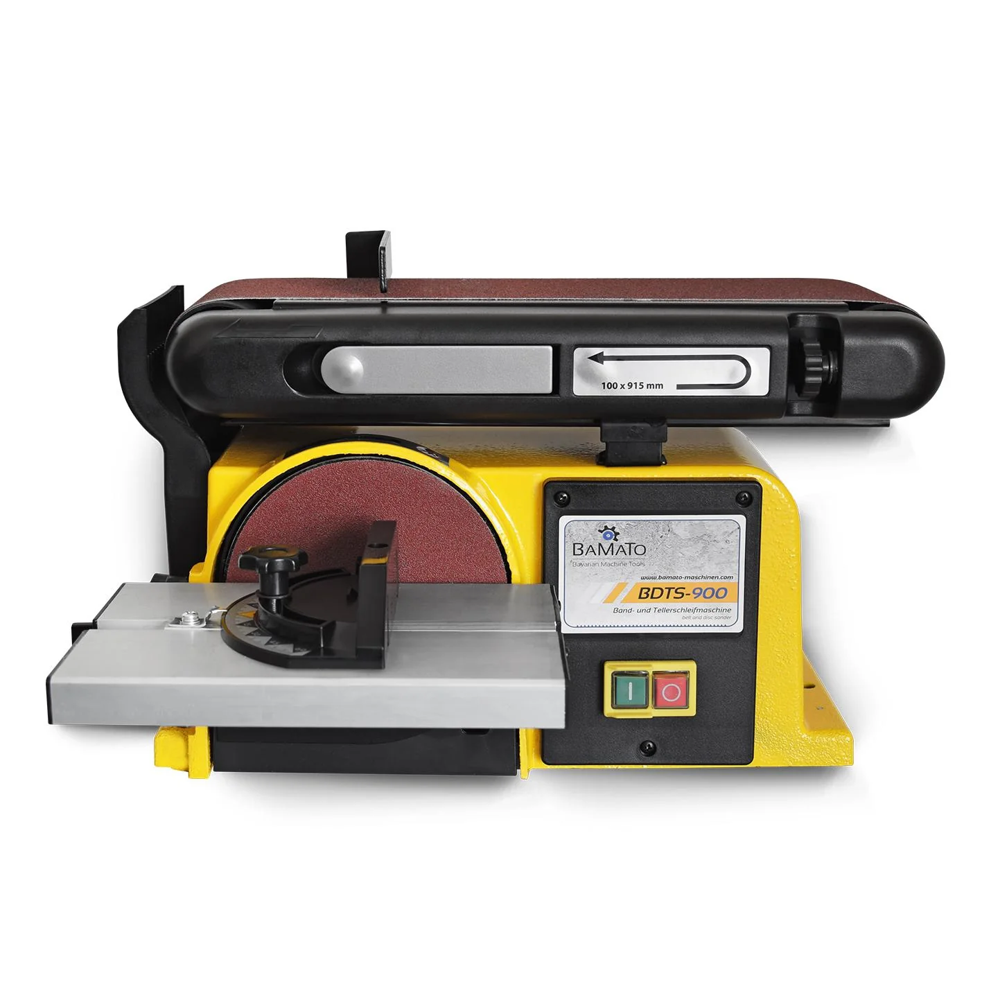 BAMATO BDTS-900 Band- und Tellerschleifer | 7,3 m/s | 150 mm Teller | 150mm Teller | Bandschleifer - Image 6