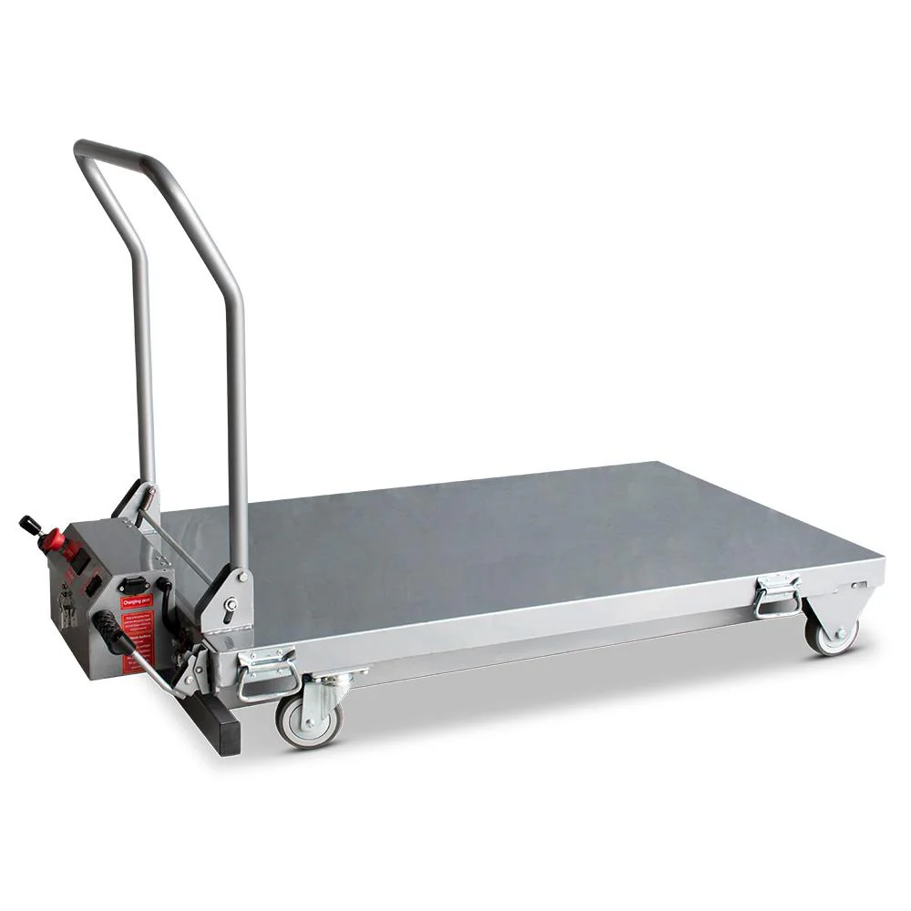 BAMATO Elektrischer Hubtisch BHT-220E | 220 kg | 700 x 1120mm | 1,05m Hubhöhe | Scherenhubtisch - Image 2