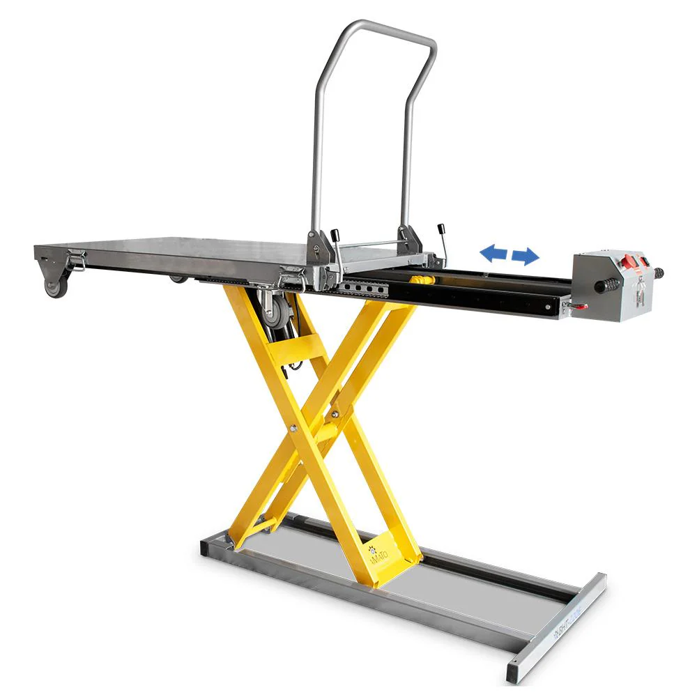 BAMATO Elektrischer Hubtisch BHT-220E | 220 kg | 700 x 1120mm | 1,05m Hubhöhe | Scherenhubtisch - Image 3