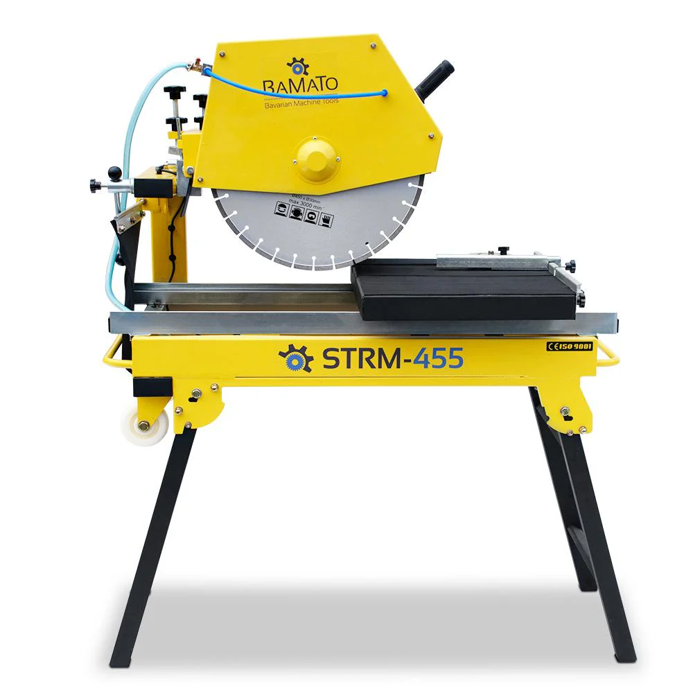 BAMATO Steintrennmaschine STRM-455 | 450mm Trennscheibe | Fahrwerk | Wasserpumpe - Image 4