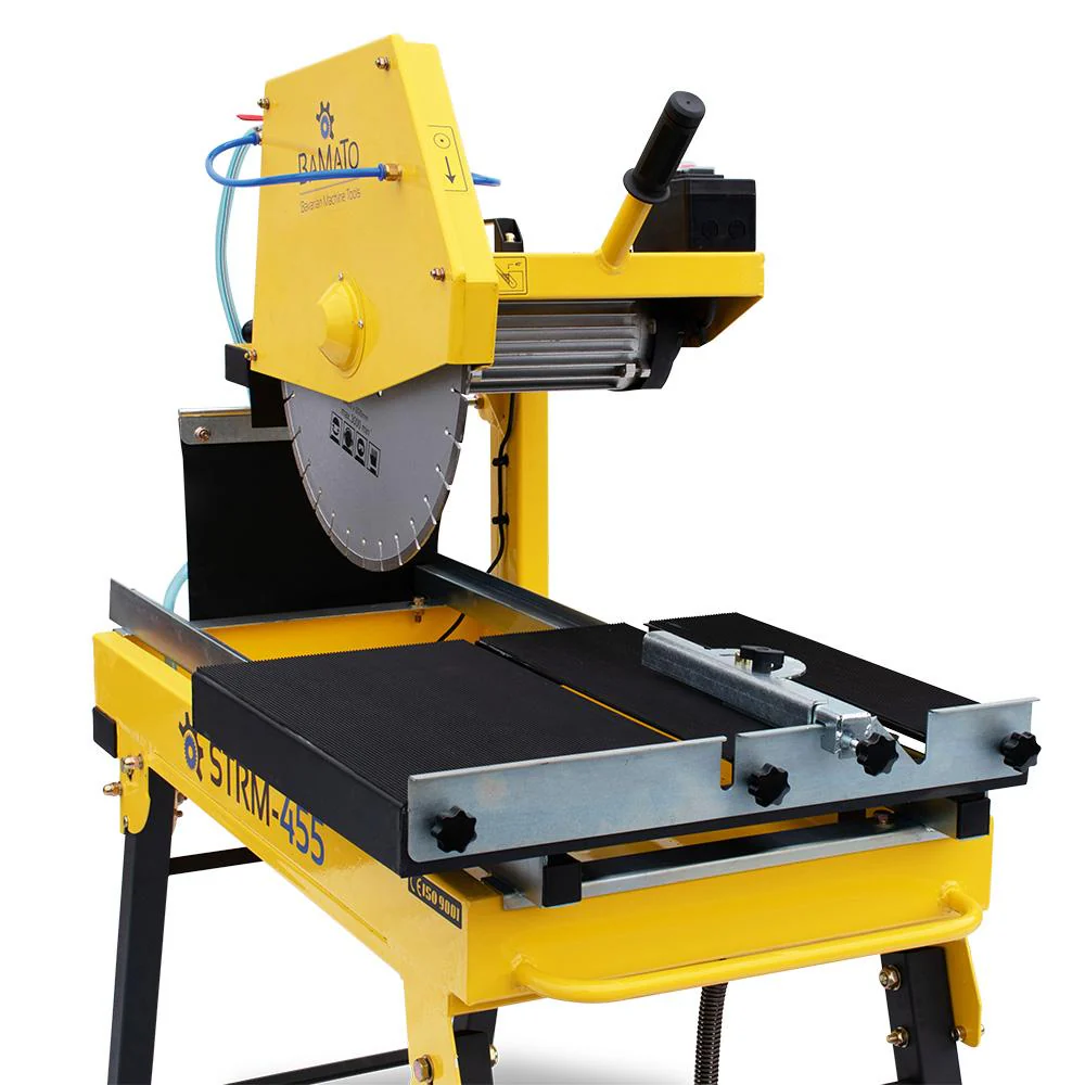 BAMATO Steintrennmaschine STRM-455 | 450mm Trennscheibe | Fahrwerk | Wasserpumpe - Image 5
