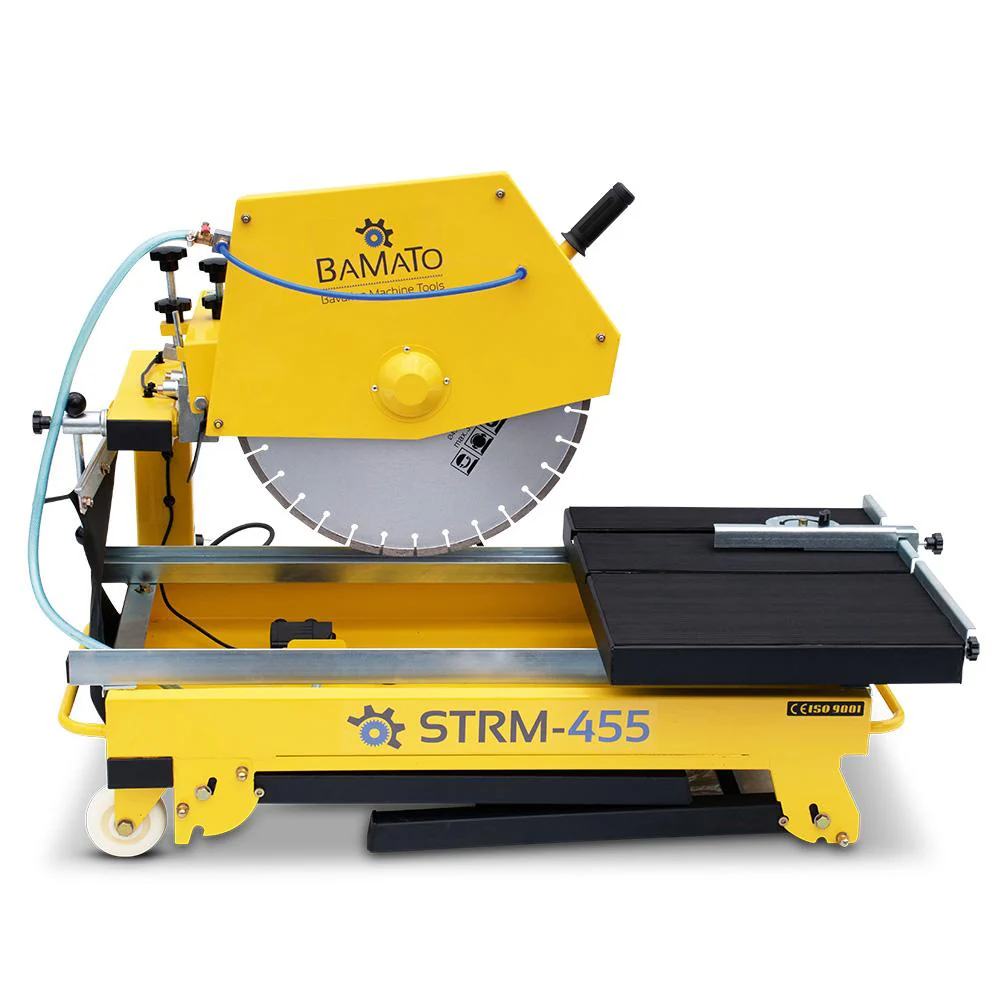 BAMATO Steintrennmaschine STRM-455 | 450mm Trennscheibe | Fahrwerk | Wasserpumpe - Image 6