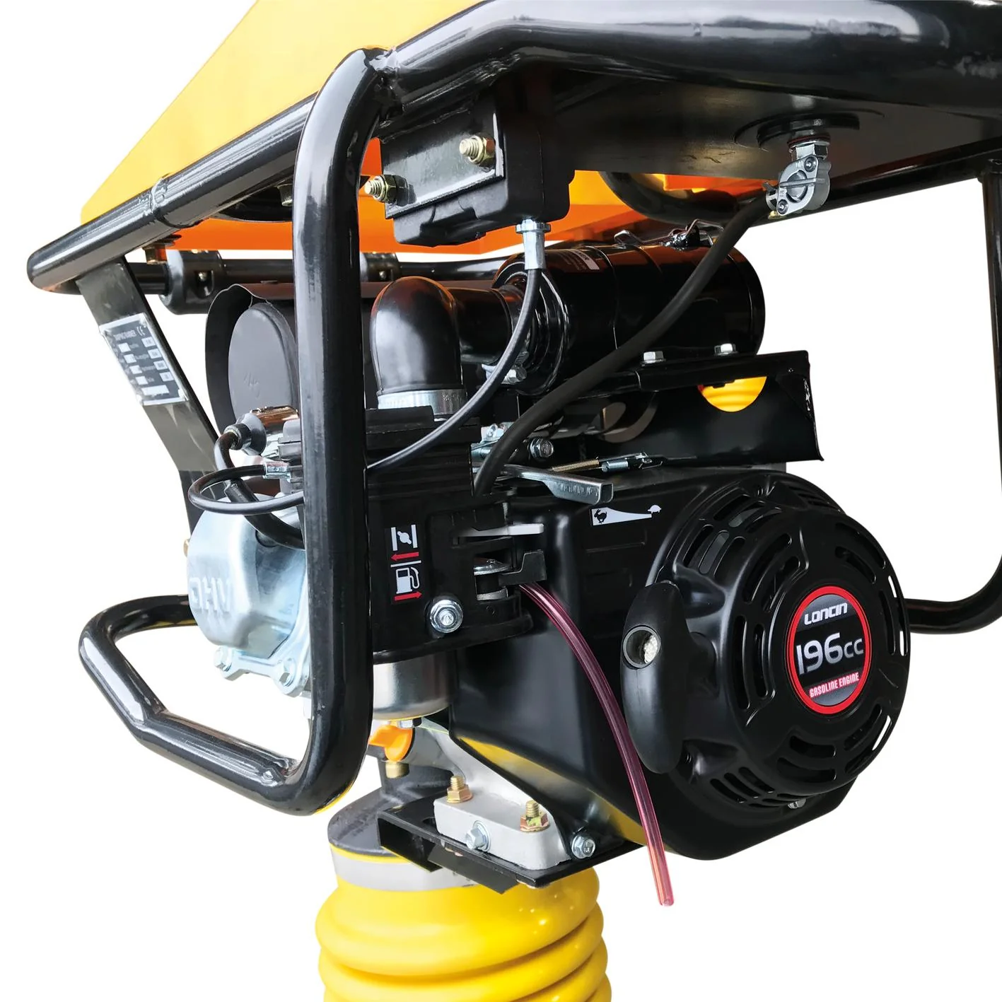 BAMATO V-85G Vibrationsstampfer | 4,1 kW | 10 kN | 450-650 1/min | Platte 290 x 345mm - Image 4