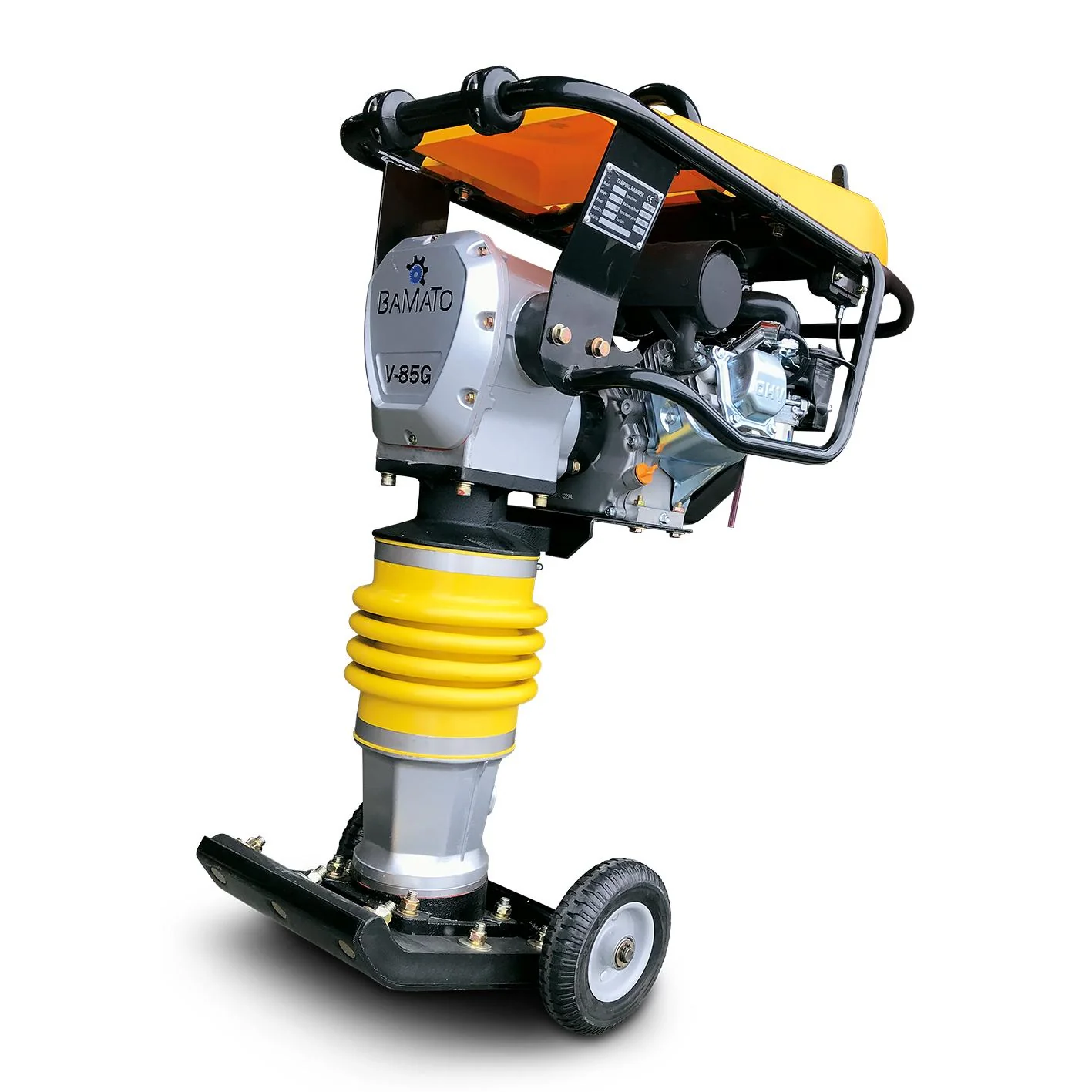 BAMATO V-85G Vibrationsstampfer | 4,1 kW | 10 kN | 450-650 1/min | Platte 290 x 345mm - Image 7