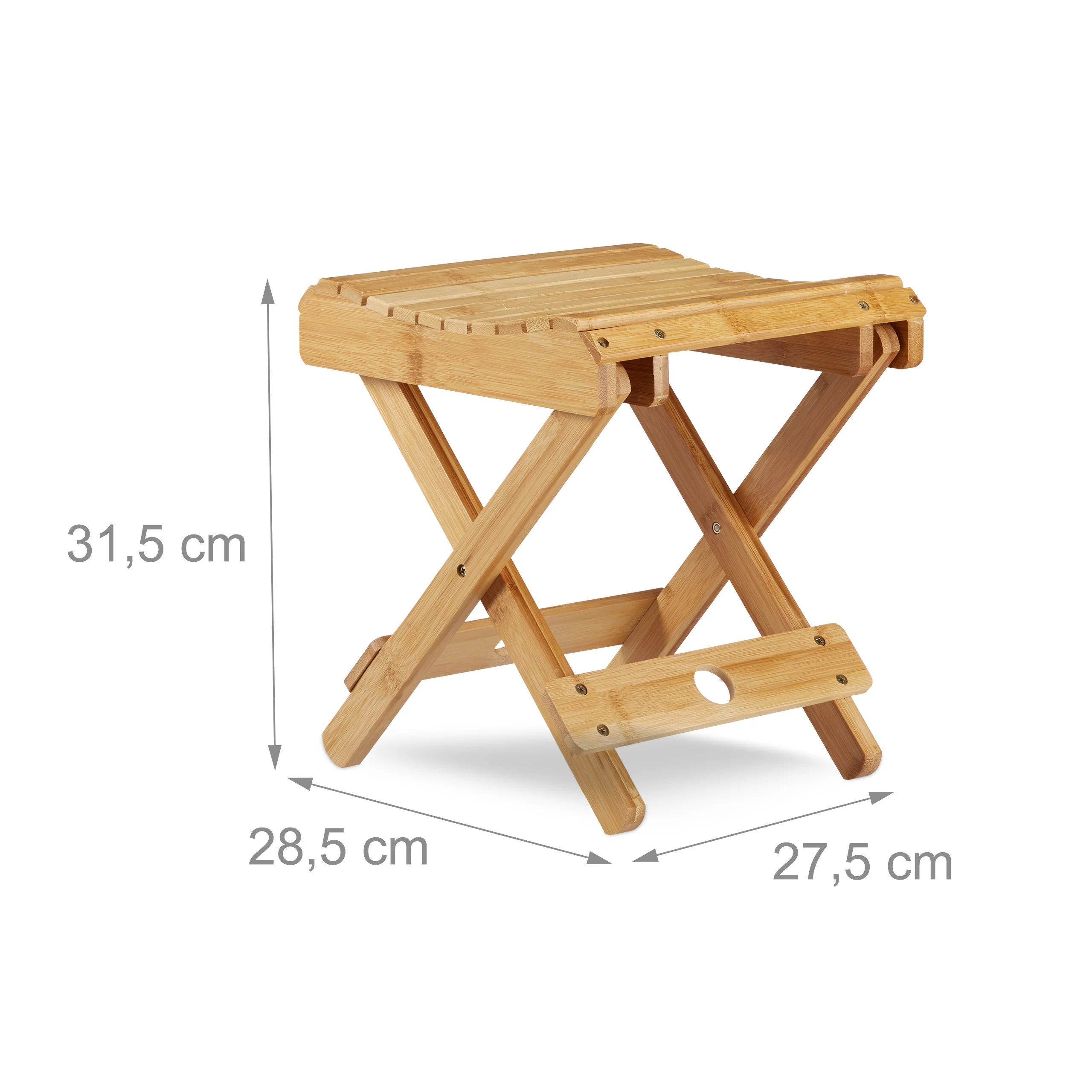 Bambus Hocker zum Klappen - Image 4