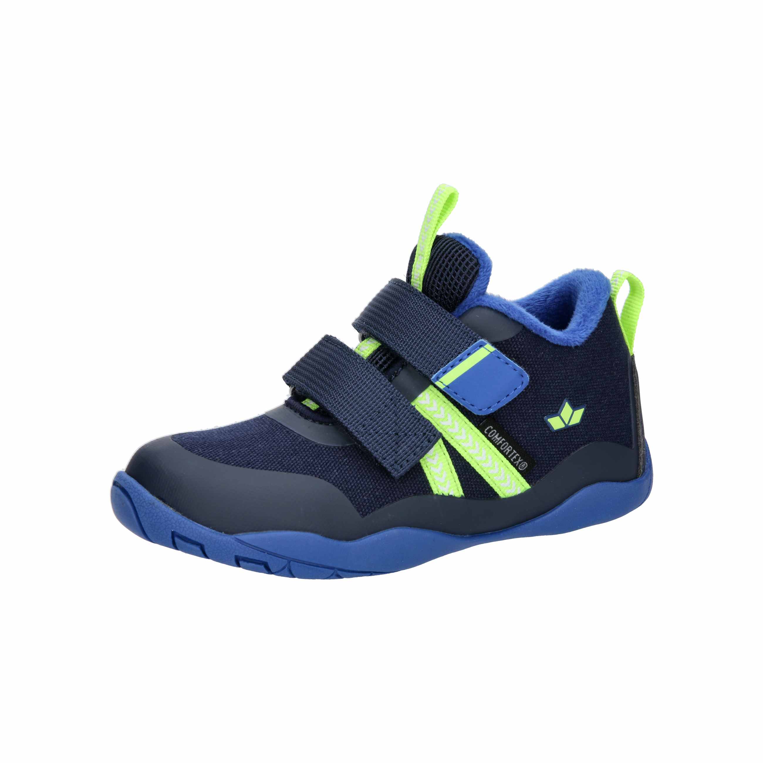 Barefoot Schuhe Jungen Klettverschluss wasserdicht blau LICO Aride V Mid - Image 3