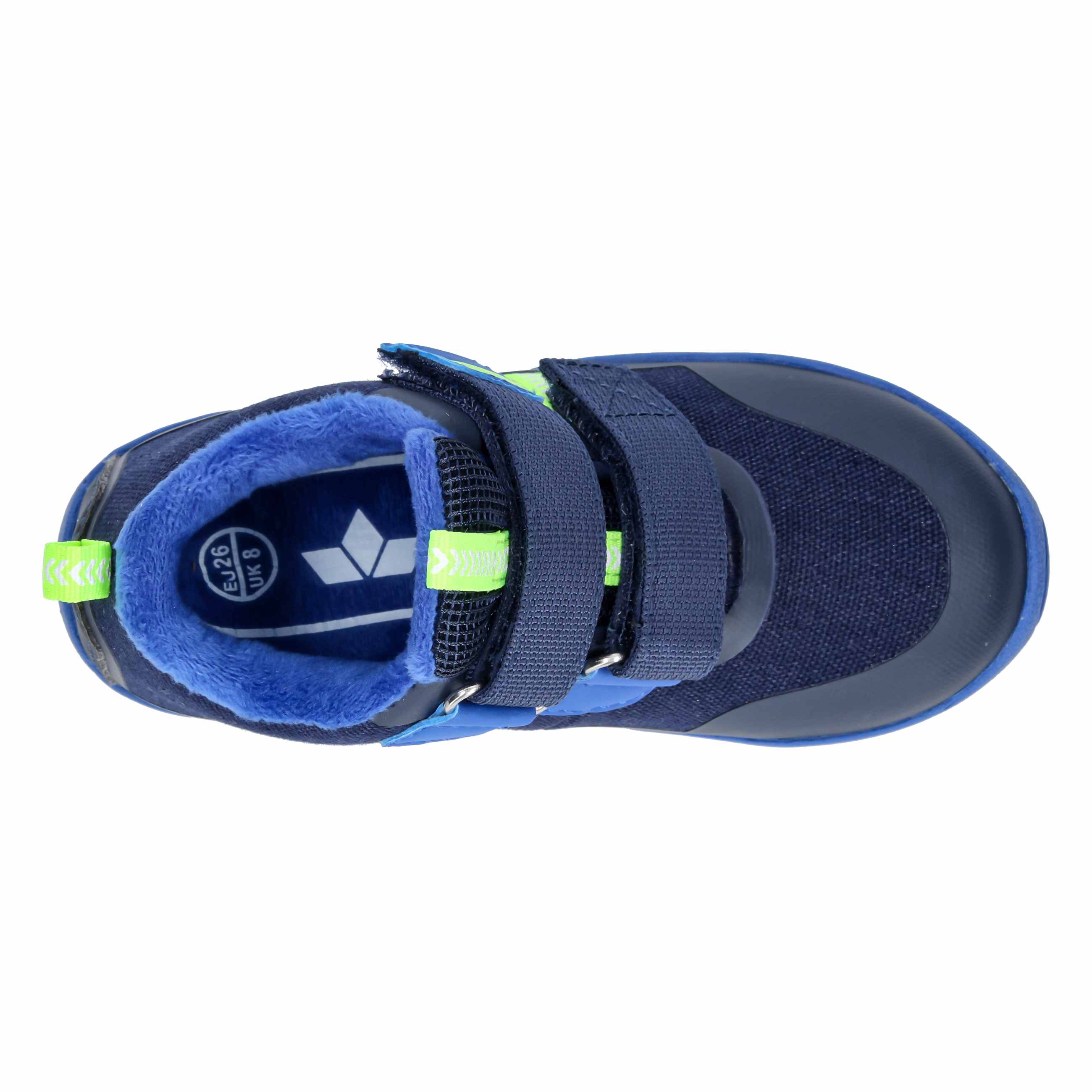 Barefoot Schuhe Jungen Klettverschluss wasserdicht blau LICO Aride V Mid - Image 79