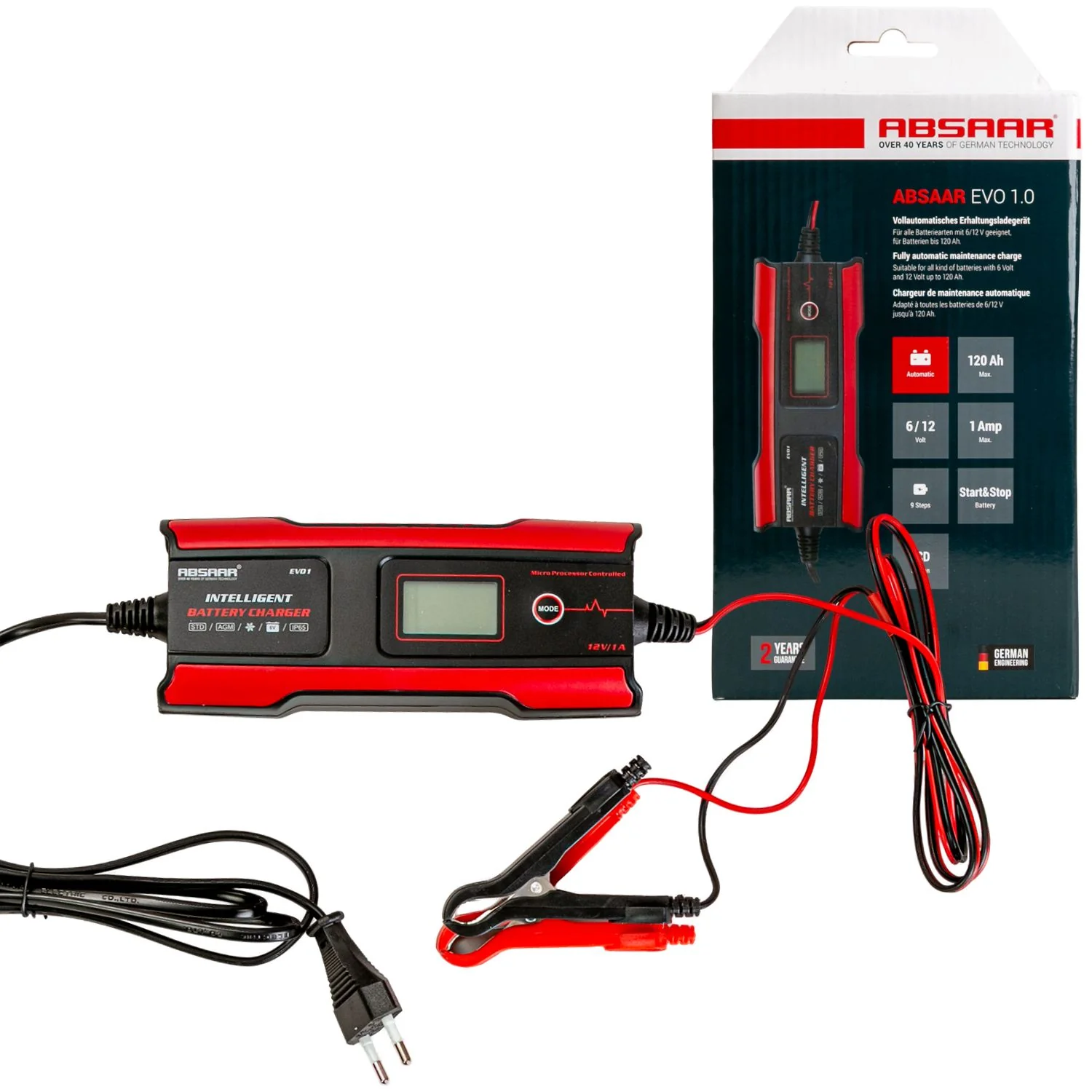 Batterieladegerät EVO 1.0 1A 6V/12V