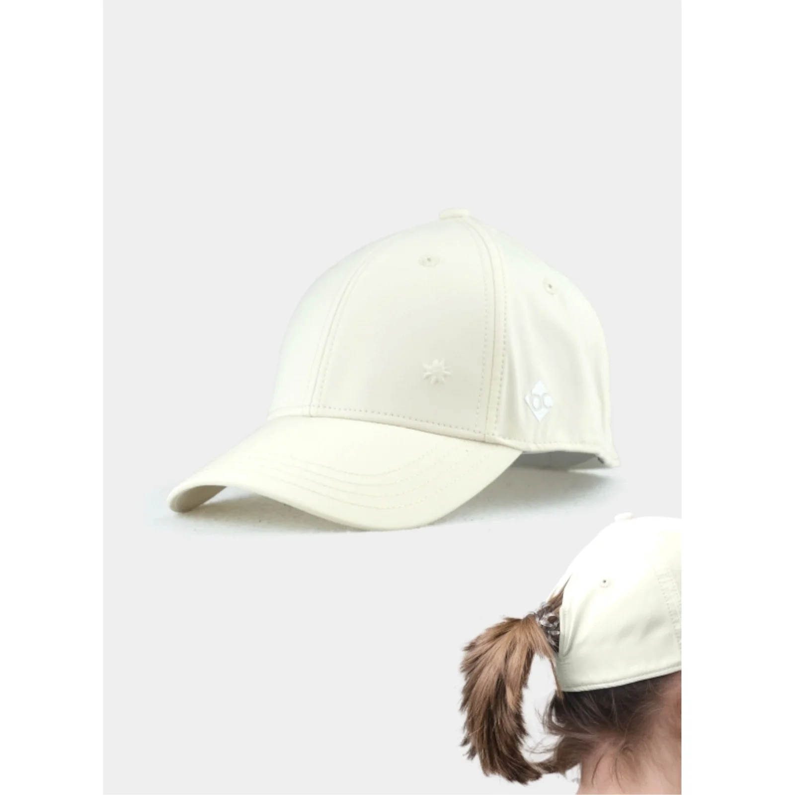 Bavarian Caps Damen Basecap Ponytail Edelweiß - Image 6