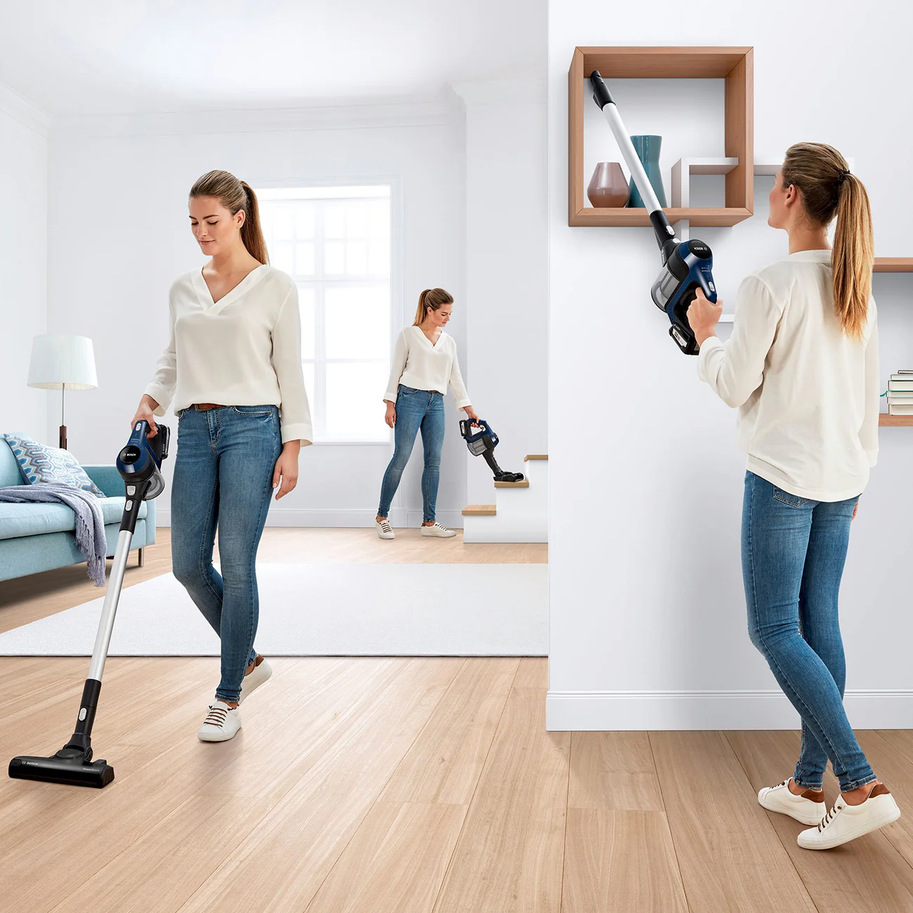 Bosch BBS611PCK blau, Beutellos, Kabellos, 18 V, 4 h Ladezeit - Image 2