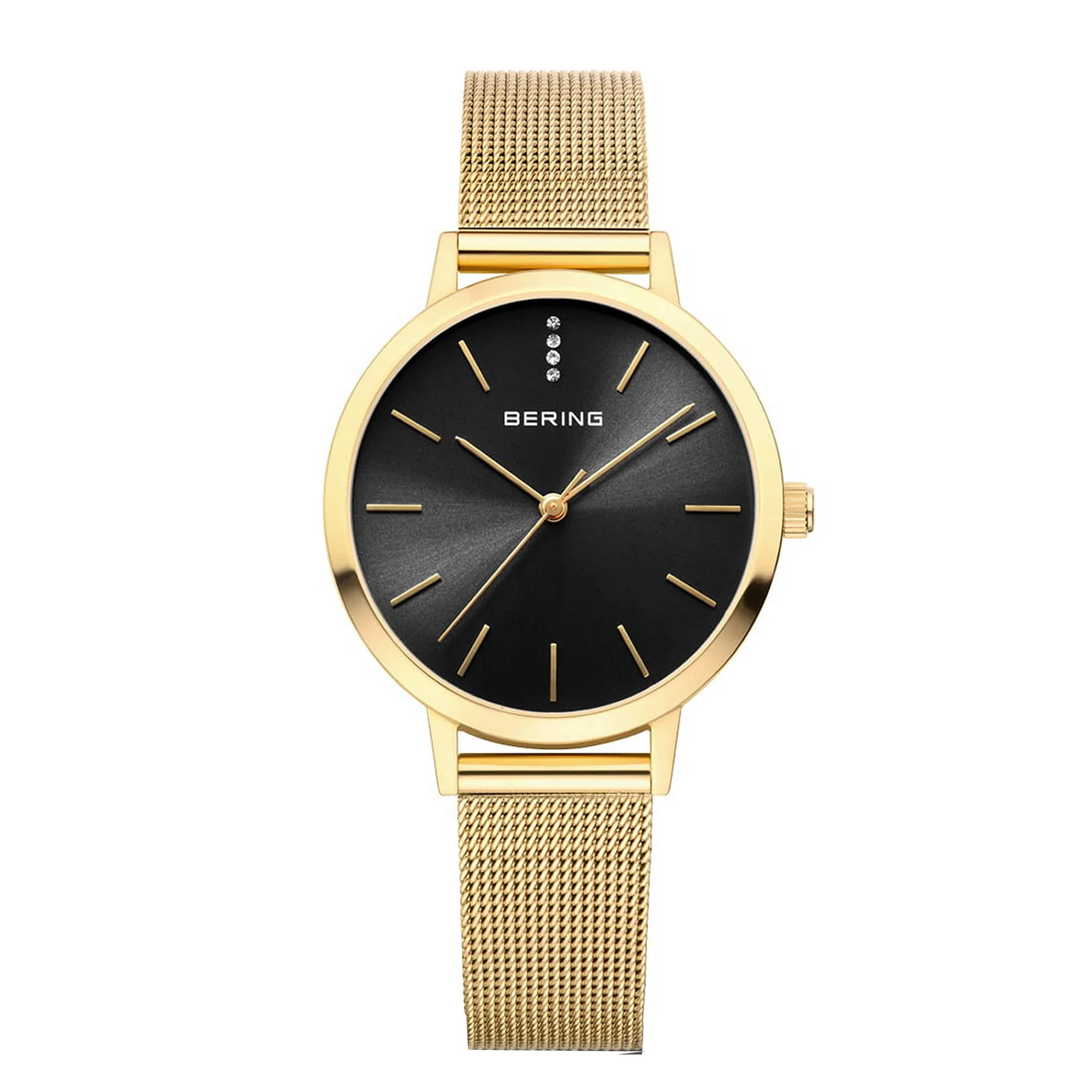 Bering Damen Uhr Armbanduhr Classic Quarz - 13434-332 Edelstahl