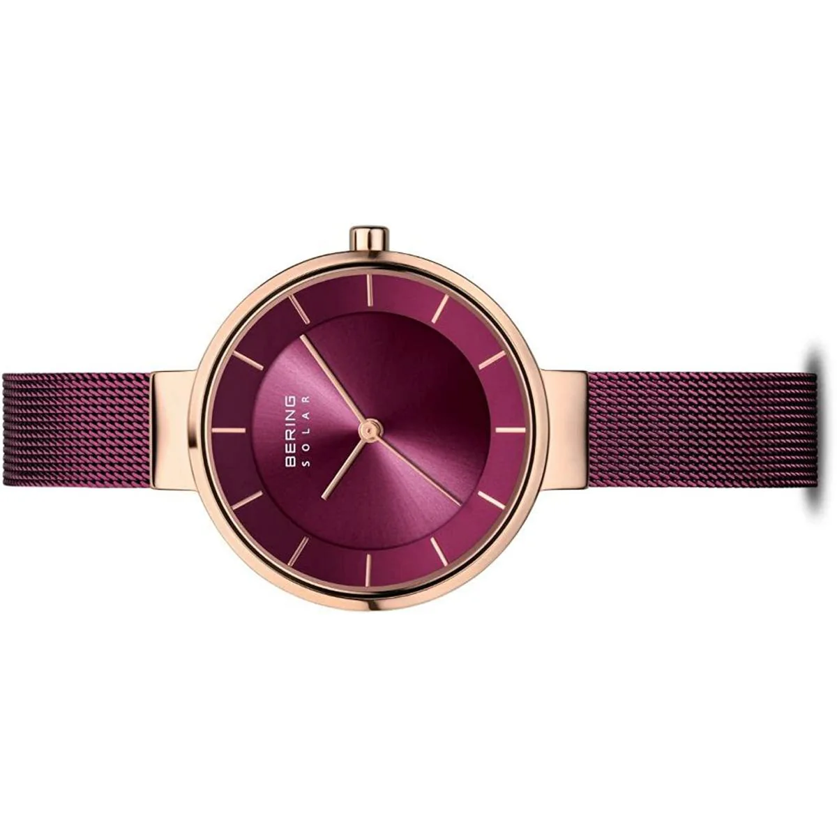 Bering Damen Uhr Armbanduhr Classic Solar - 14631-969 Meshband - Image 2