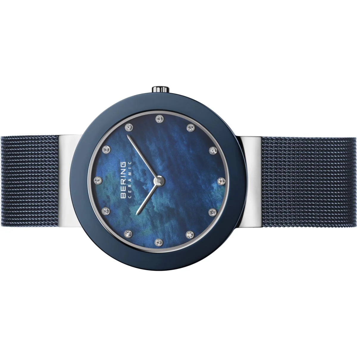 Bering Damen Uhr Armbanduhr Slim Ceramic - 11435-387 Meshband - Image 2
