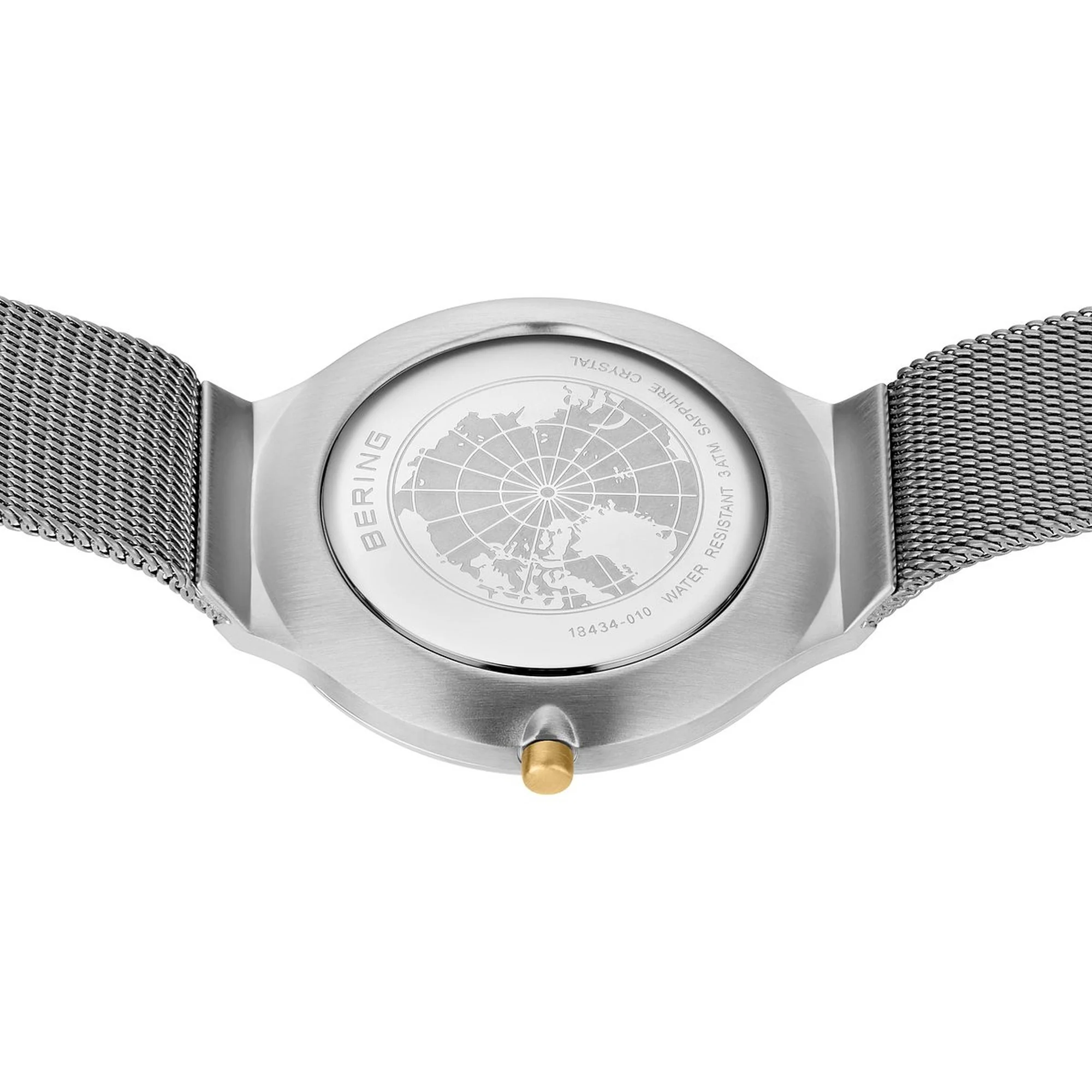Bering Damen Uhr Armbanduhr Ultra-Slim Silber - 18434-010 Edelstahl - Image 3