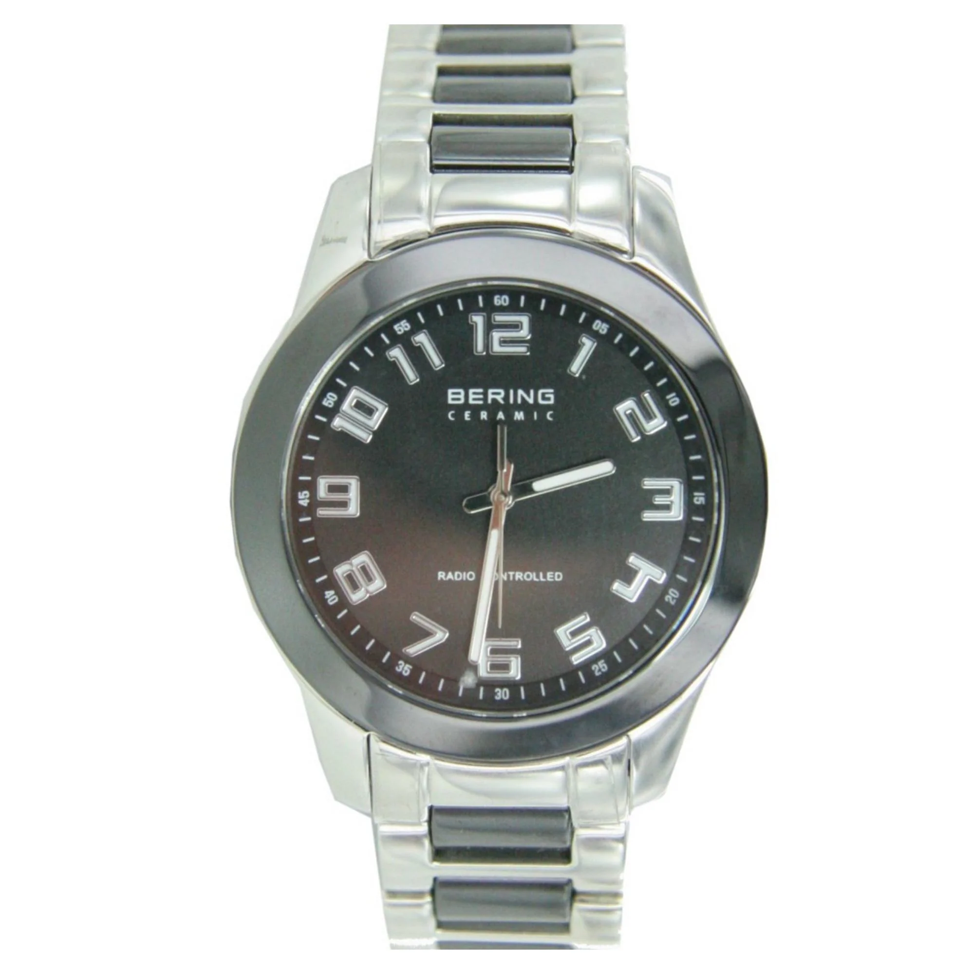 Bering Herren Uhr Armbanduhr Keramik 33041-742 Funkuhr Edelstahl