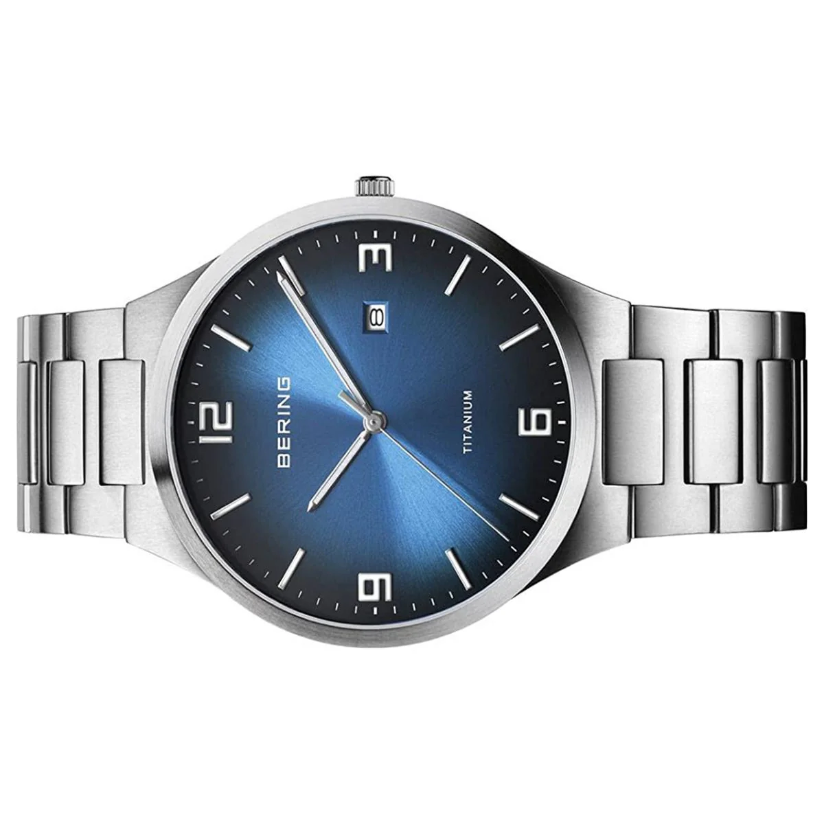 Bering Herren Uhr Armbanduhr silber - 15240-777 Titan - Image 2