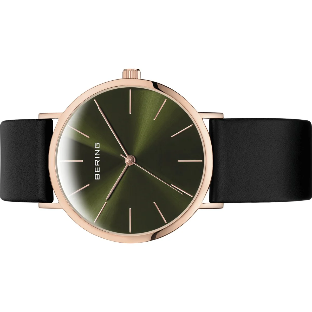 Bering Herren Uhr Armbanduhr Slim Classic - 13436-469 Leder - Image 2