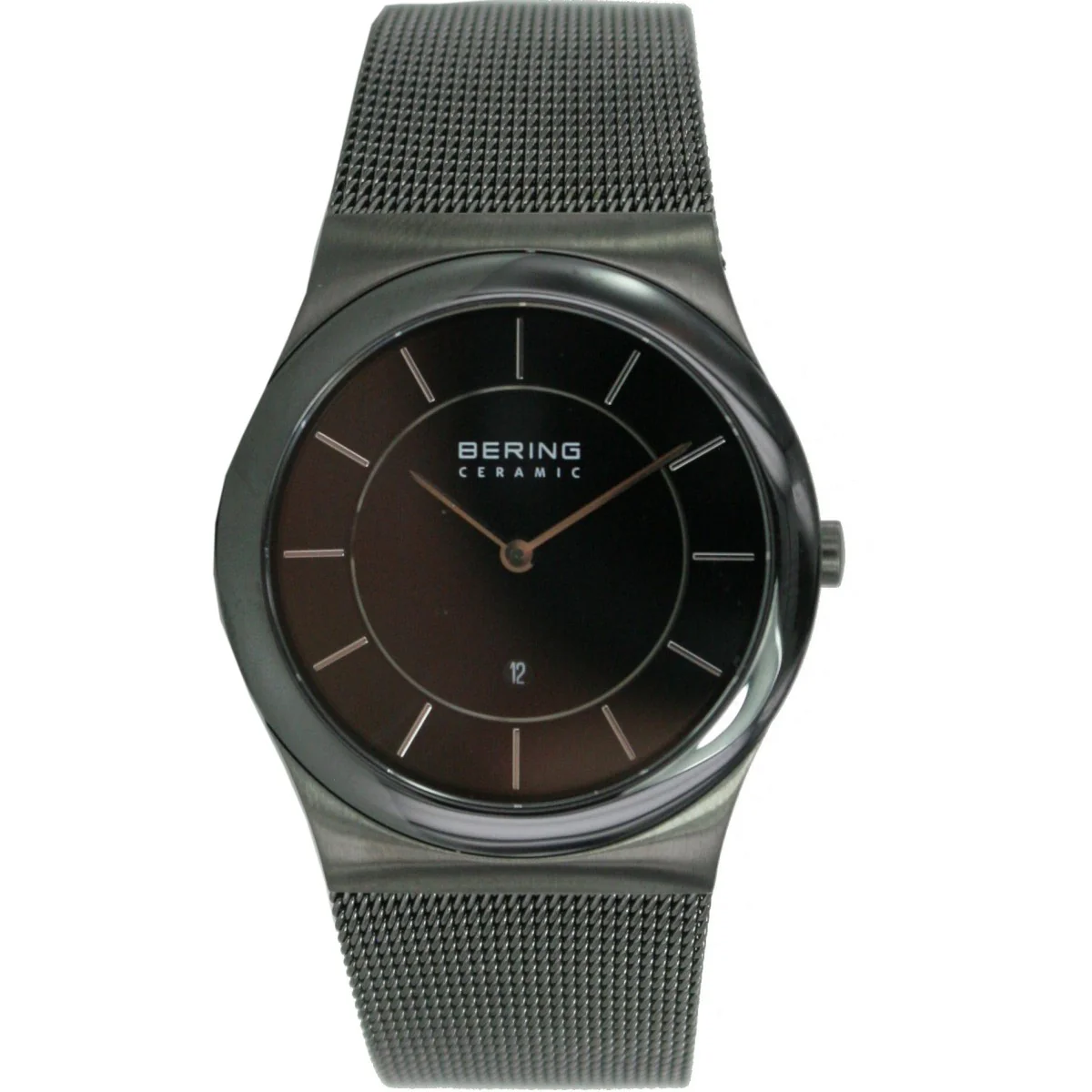 Bering Herren Uhr Armbanduhr Slim Classic - 32235-345 Meshband