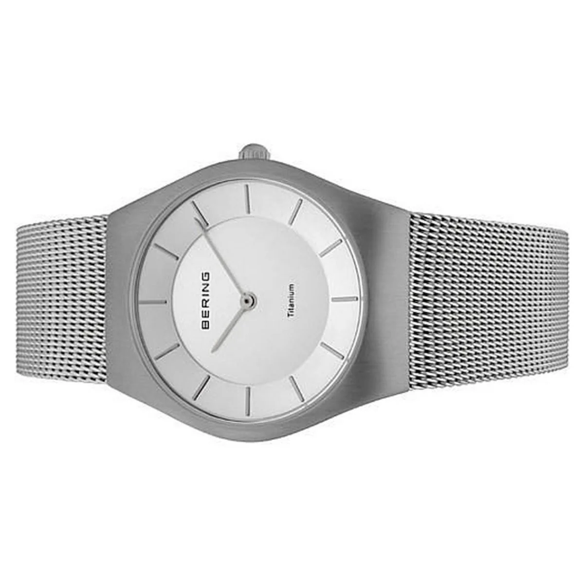 Bering Unisex Uhr Armbanduhr Titan Slim Classic - 11935-000 Meshband - Image 2