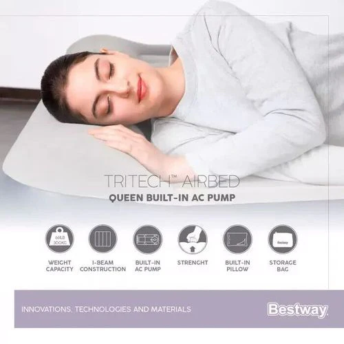 Bestway TriTech Luftbett Vento mit integrierter Elektropumpe Double XL/Mid - Image 6