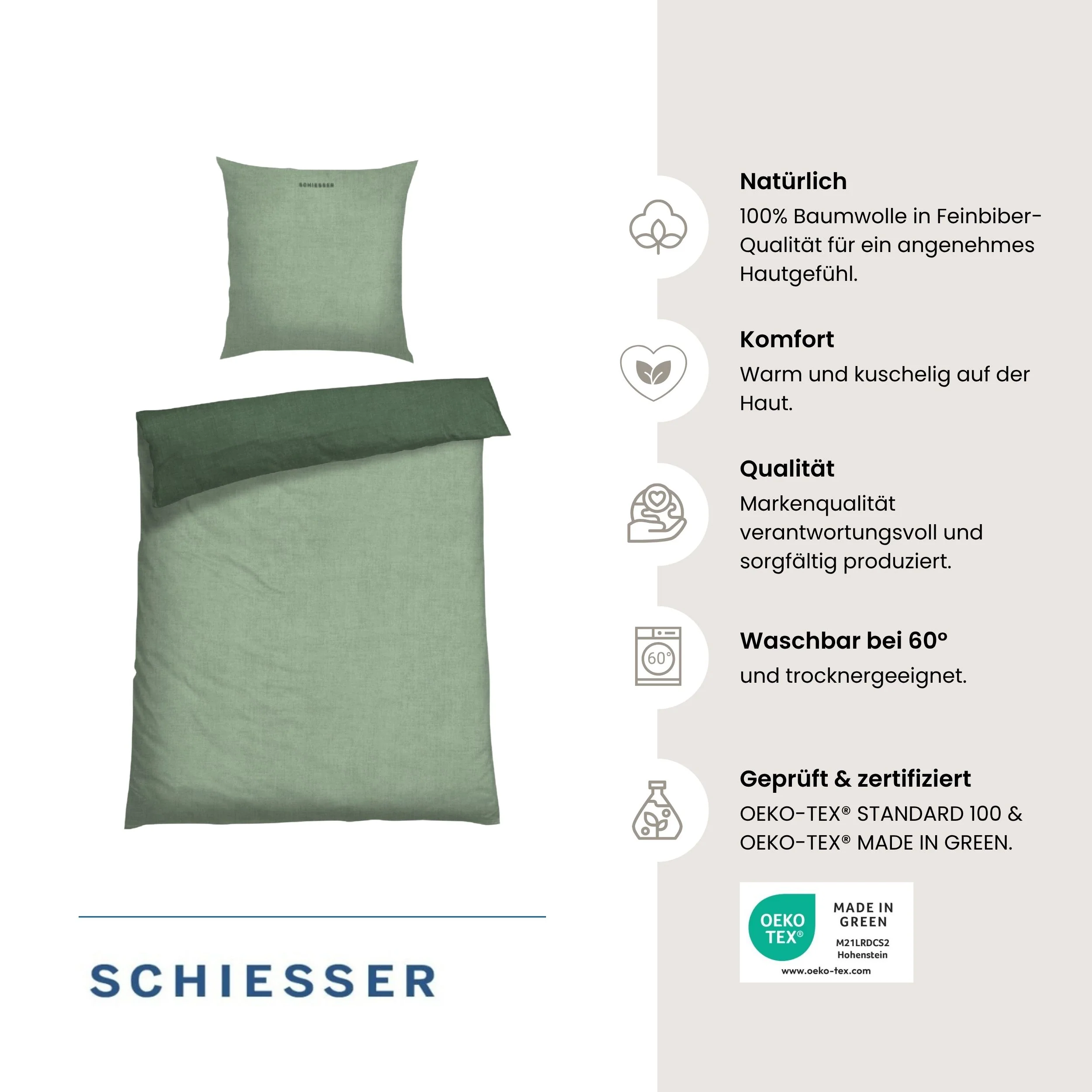 Bettwäscheset Doubleface Feinbiber 2-tlg. - Image 66