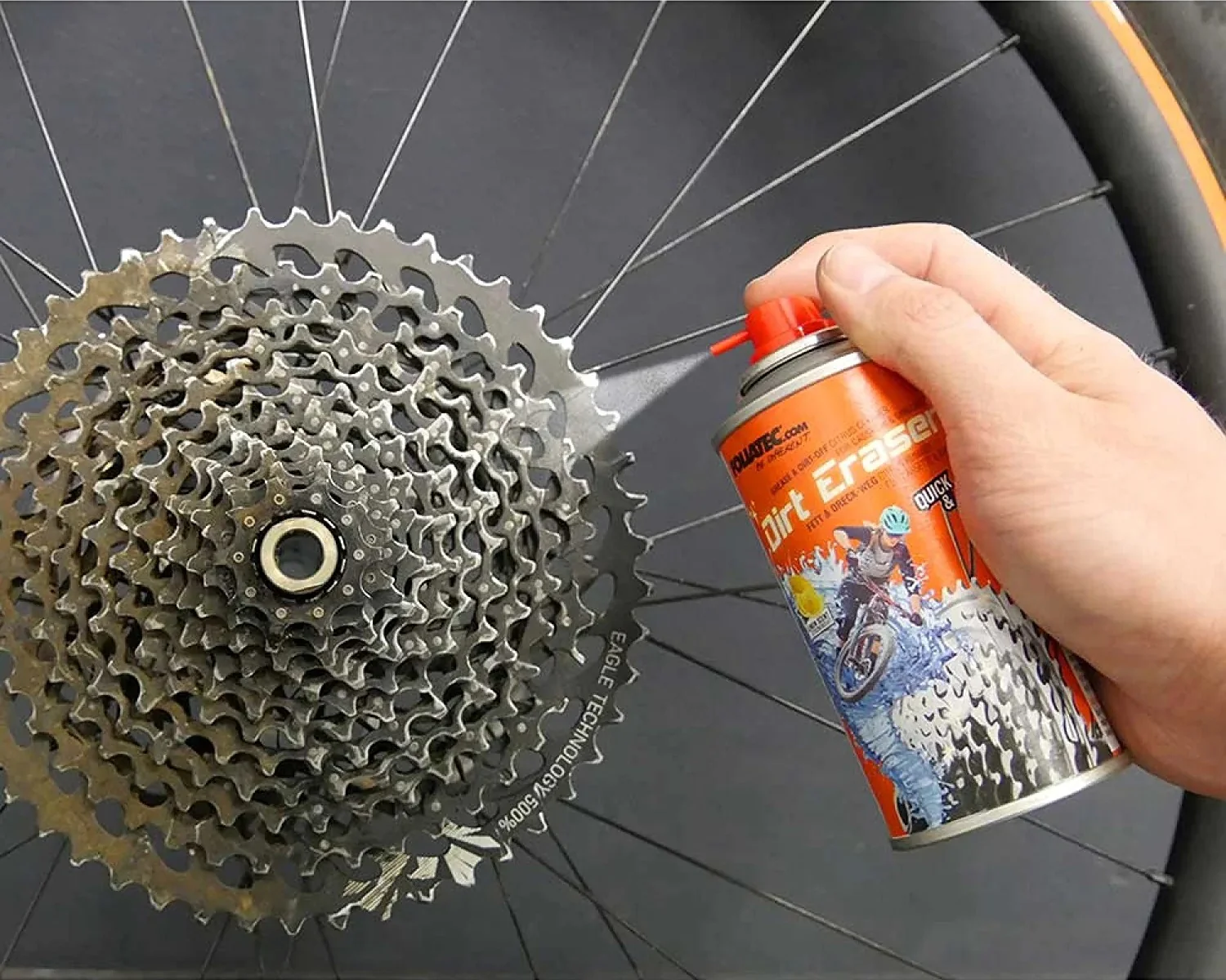 Bike Dirt Eraser Set Tuch + Bürste + Reiniger - Image 8