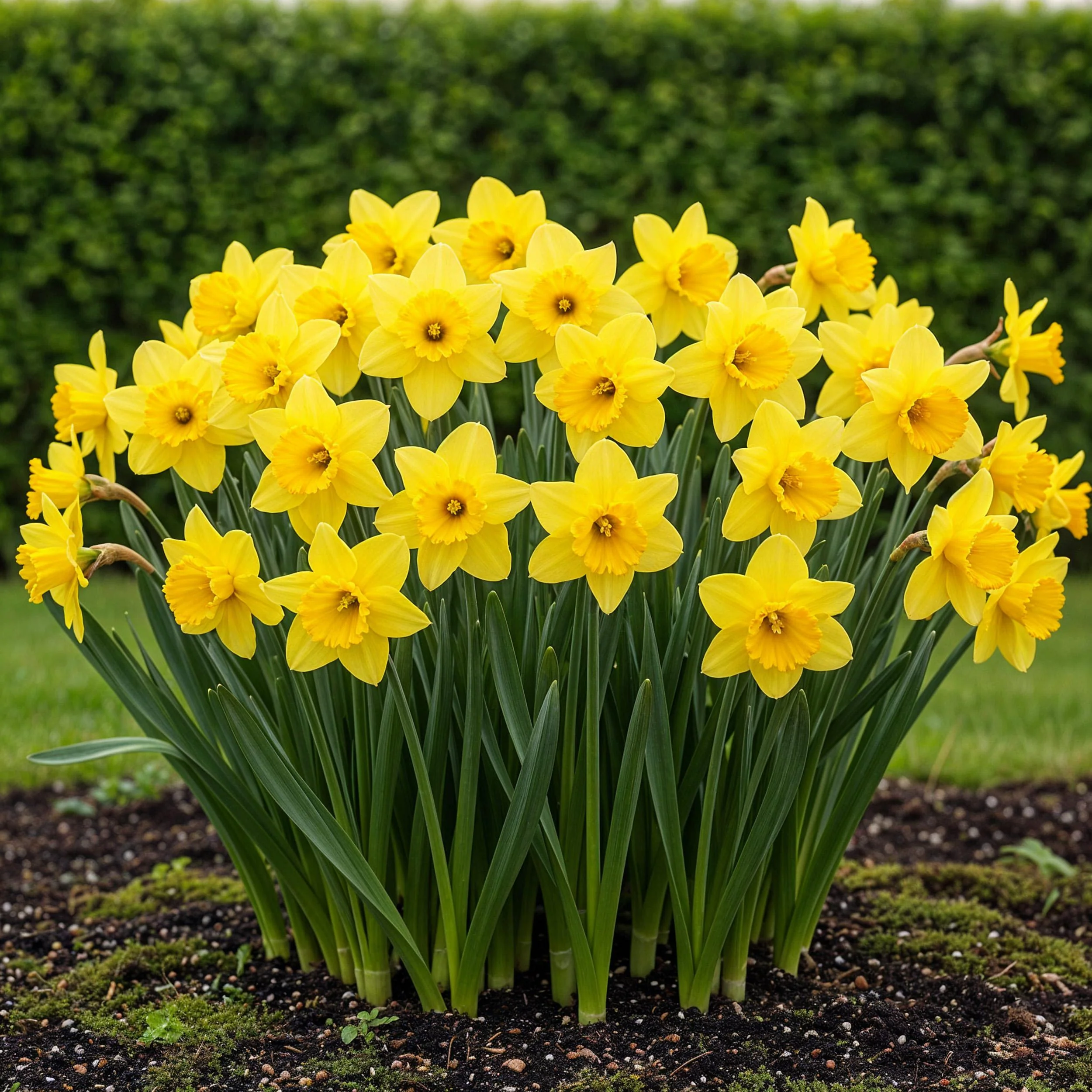 Blumenzwiebeln Narzisse Osterglocke Narcissus leuchtend gelb 40 Stück Durchmesser 10-12cm