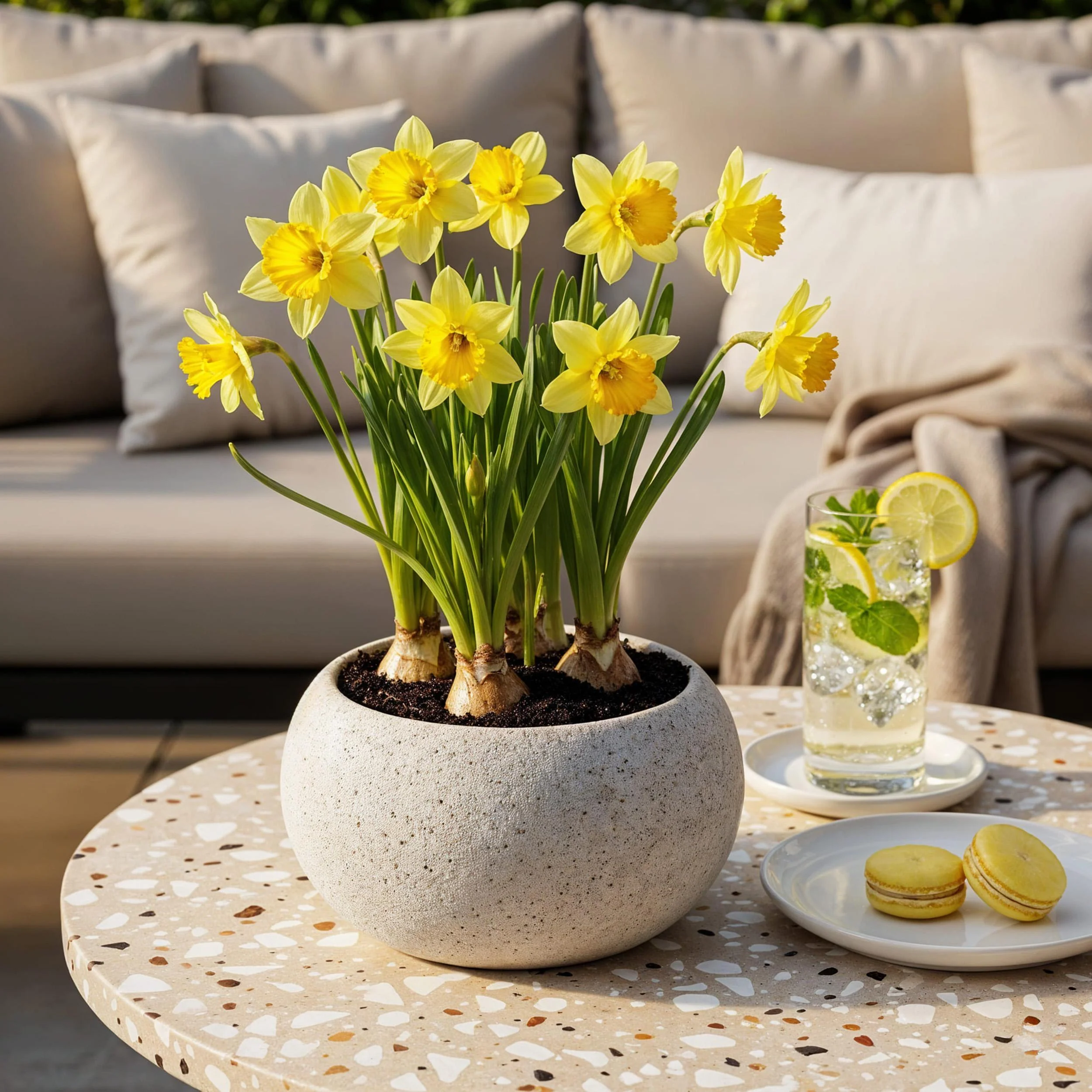 Blumenzwiebeln Narzisse Osterglocke Narcissus leuchtend gelb 40 Stück Durchmesser 10-12cm - Image 4