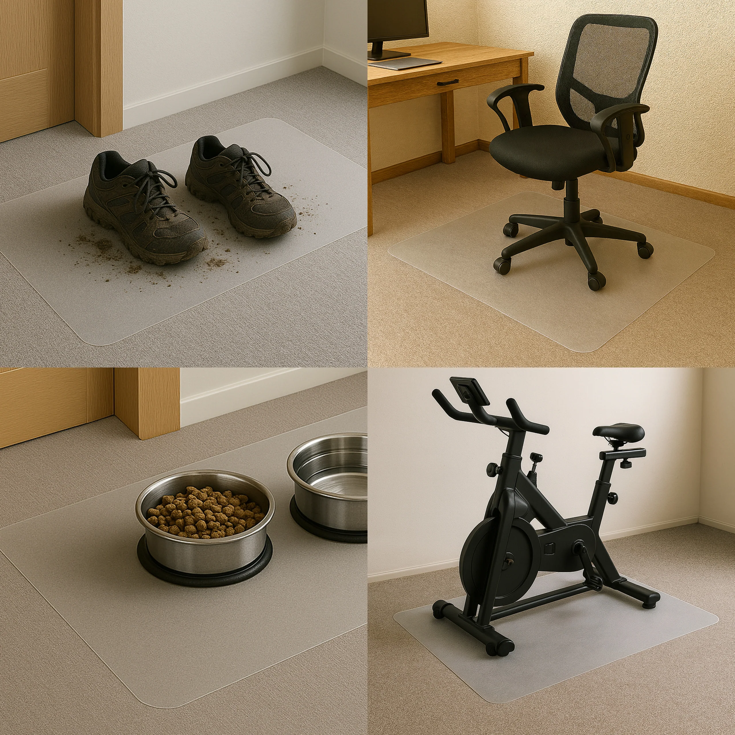 Bodenschutzmatte ULTIMAT II 120 x 90 cm für Teppichböden - Image 12